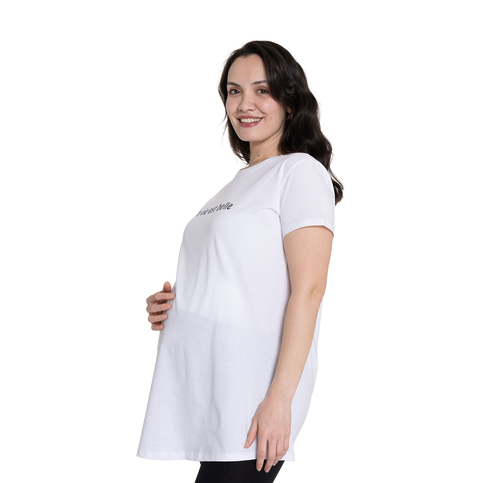 Hamile Kısa Kol Tshirt