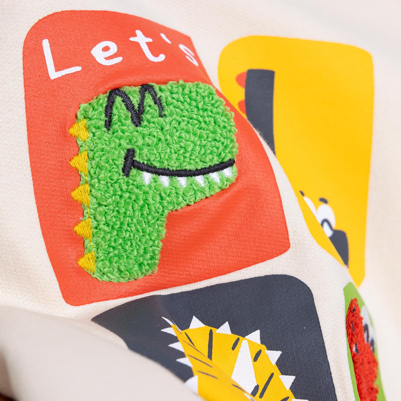 Erkek Bebek Eşofman Takımı Motto Boy Şardonlu Bisiklet Yaka Uzun Kol Ribanalı Paça