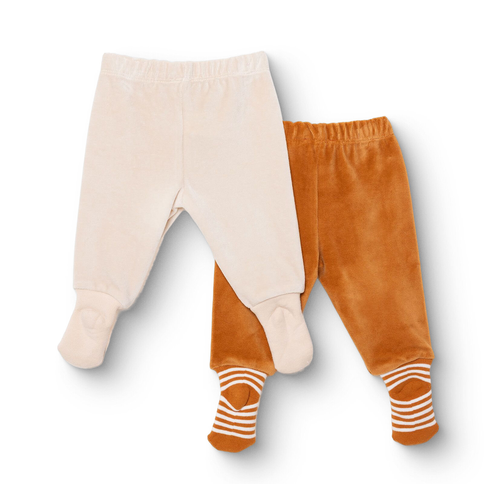 Erkek Bebek 2li Çoraplı Pantolon Kadife Çoraplı Paça Erkek Bebek 2li Çoraplı Pantolon Kadife Çoraplı Paça