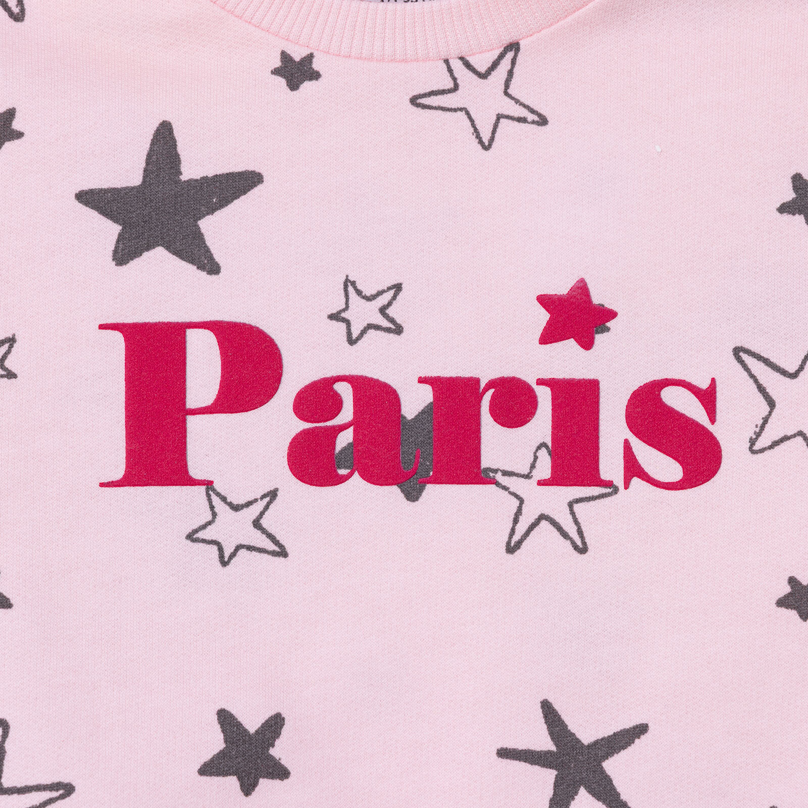 Kız Bebek Eşofman Takımı Bisiklet Yaka Uzun Kol Reçme