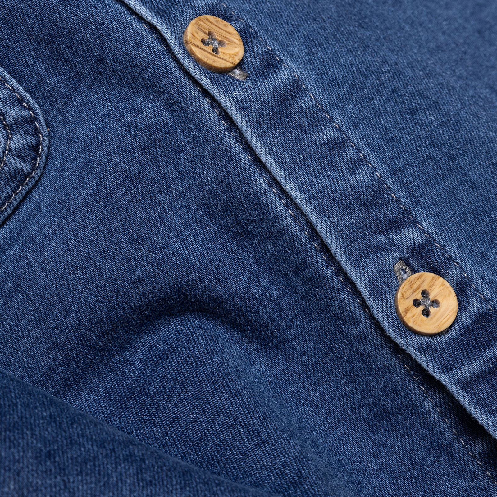 Erkek Bebek Circus Gömlek Denim Uzun Kol Erkek Bebek Circus Gömlek Denim Uzun Kol