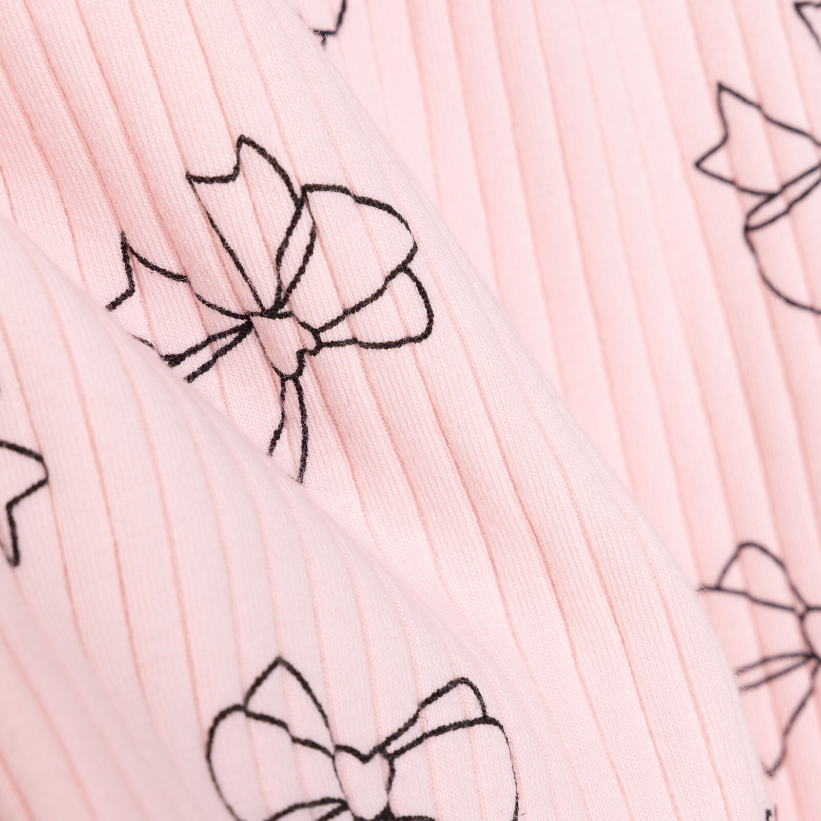 Kız Bebek Elbise Forest Flower Düğmeli Uzun Kol