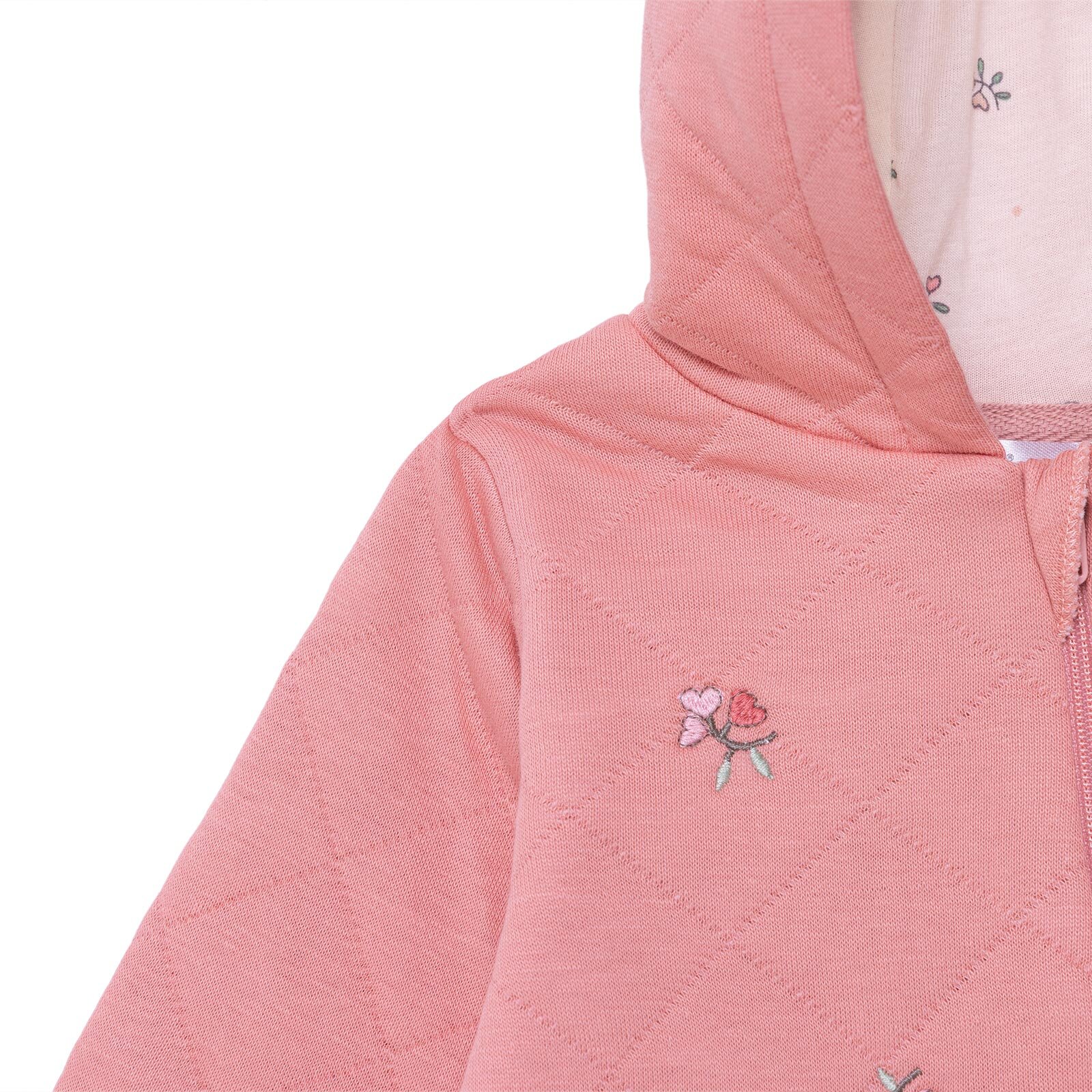 Kız Bebek Yenidoğan Petite Fleurs Patiksiz Tulum Kapitone Örme Bisiklet Yaka Uzun Kol Kız Bebek Yenidoğan Petite Fleurs Patiksiz Tulum Kapitone Örme Bisiklet Yaka Uzun Kol