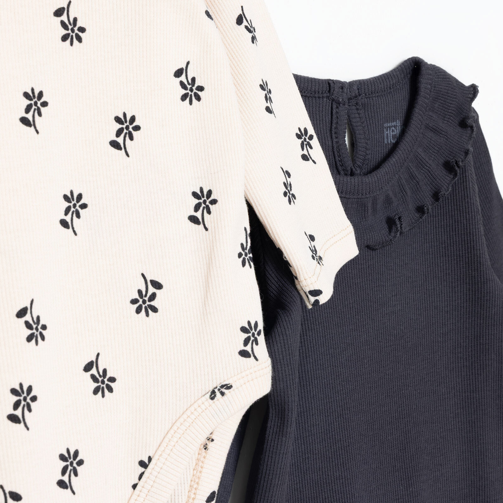 Kız Bebek 2li Uzun Kol Body Kaşkorse Fırfırlı Yaka Uzun Kol Kız Bebek 2li Uzun Kol Body Kaşkorse Fırfırlı Yaka Uzun Kol