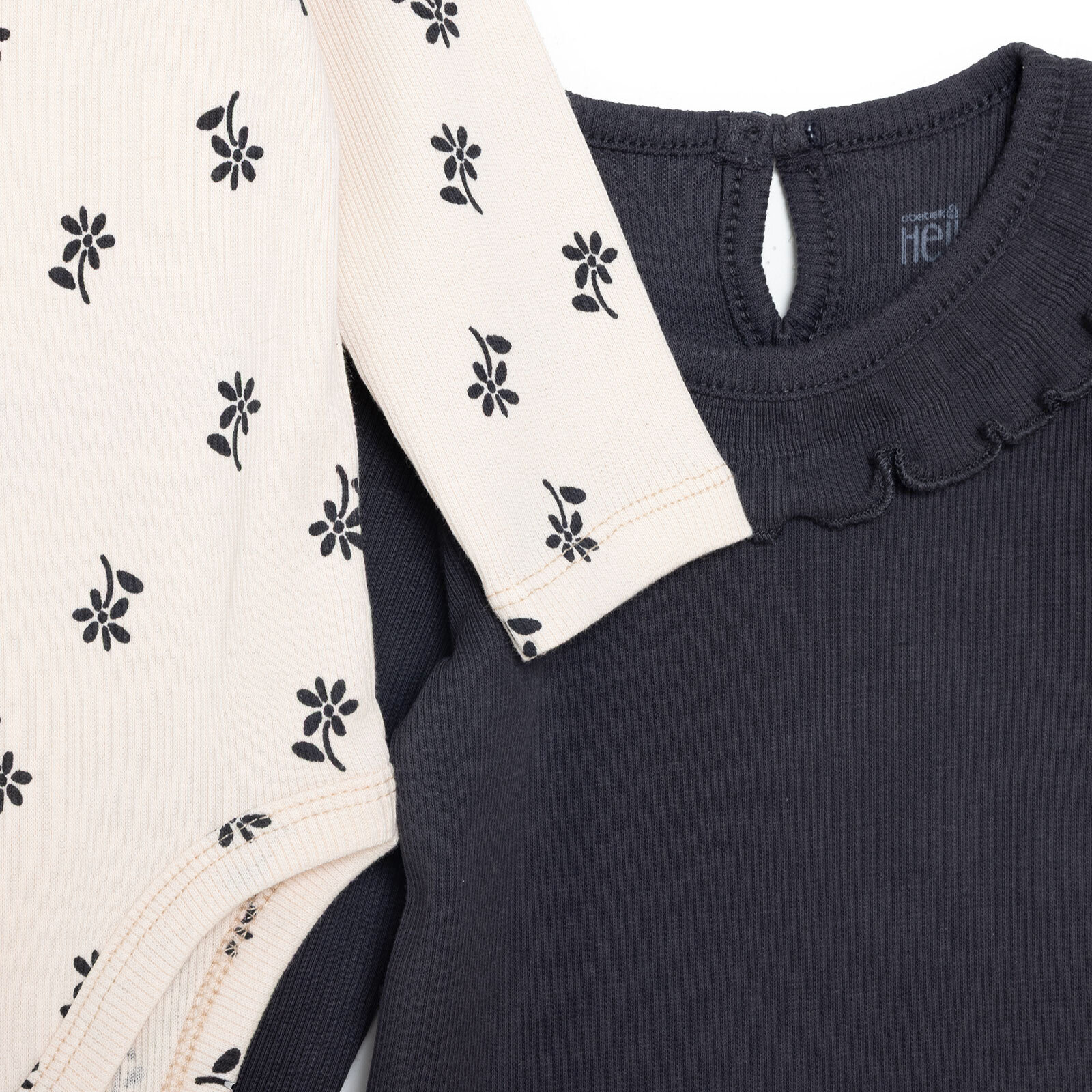 Kız Bebek 2li Uzun Kol Body Kaşkorse Fırfırlı Yaka Uzun Kol Kız Bebek 2li Uzun Kol Body Kaşkorse Fırfırlı Yaka Uzun Kol