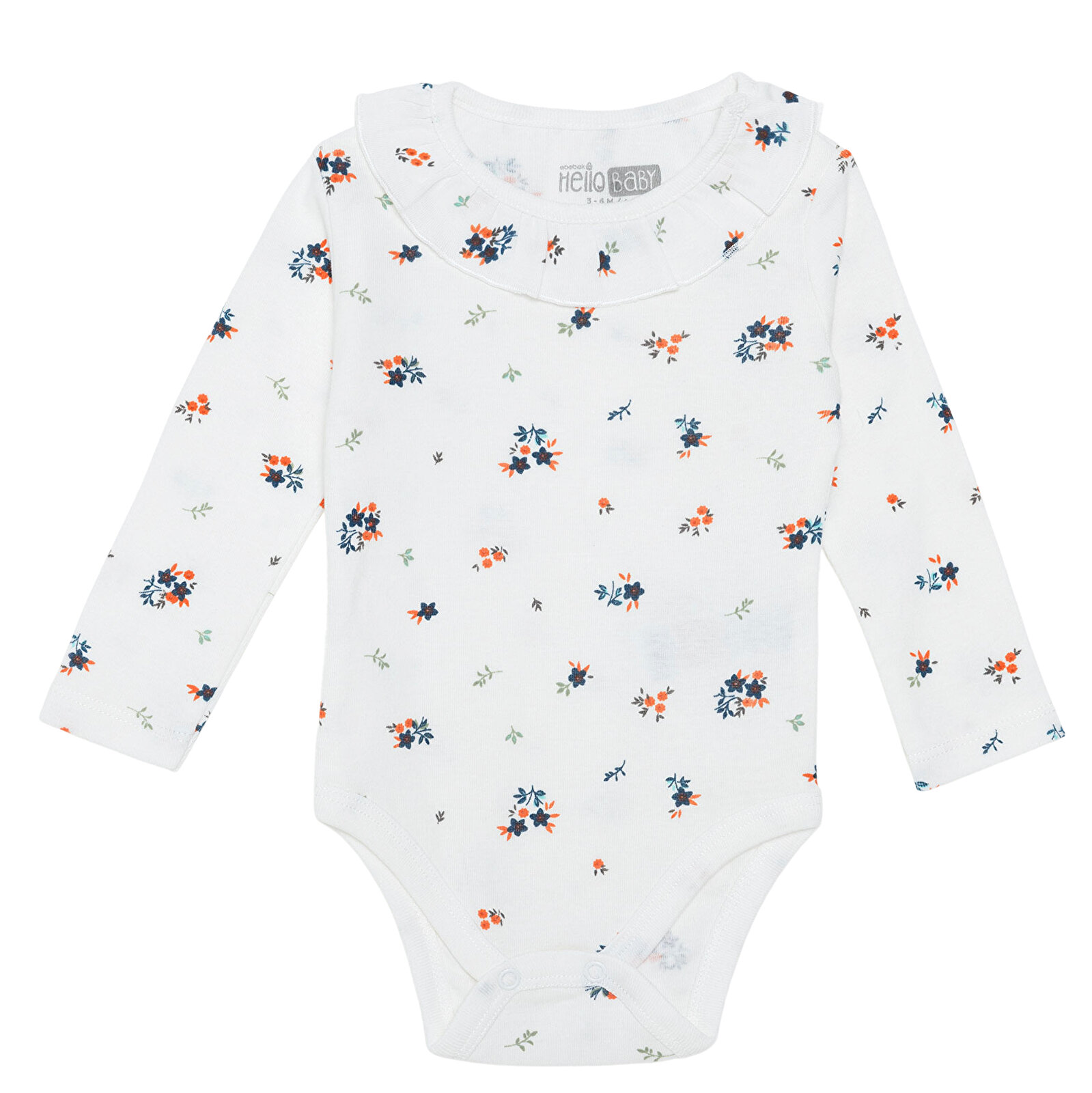 Kız Bebek Uzun Kol Body Ribana Çıtçıtlı Yaka Uzun Kol Kız Bebek Uzun Kol Body Ribana Çıtçıtlı Yaka Uzun Kol