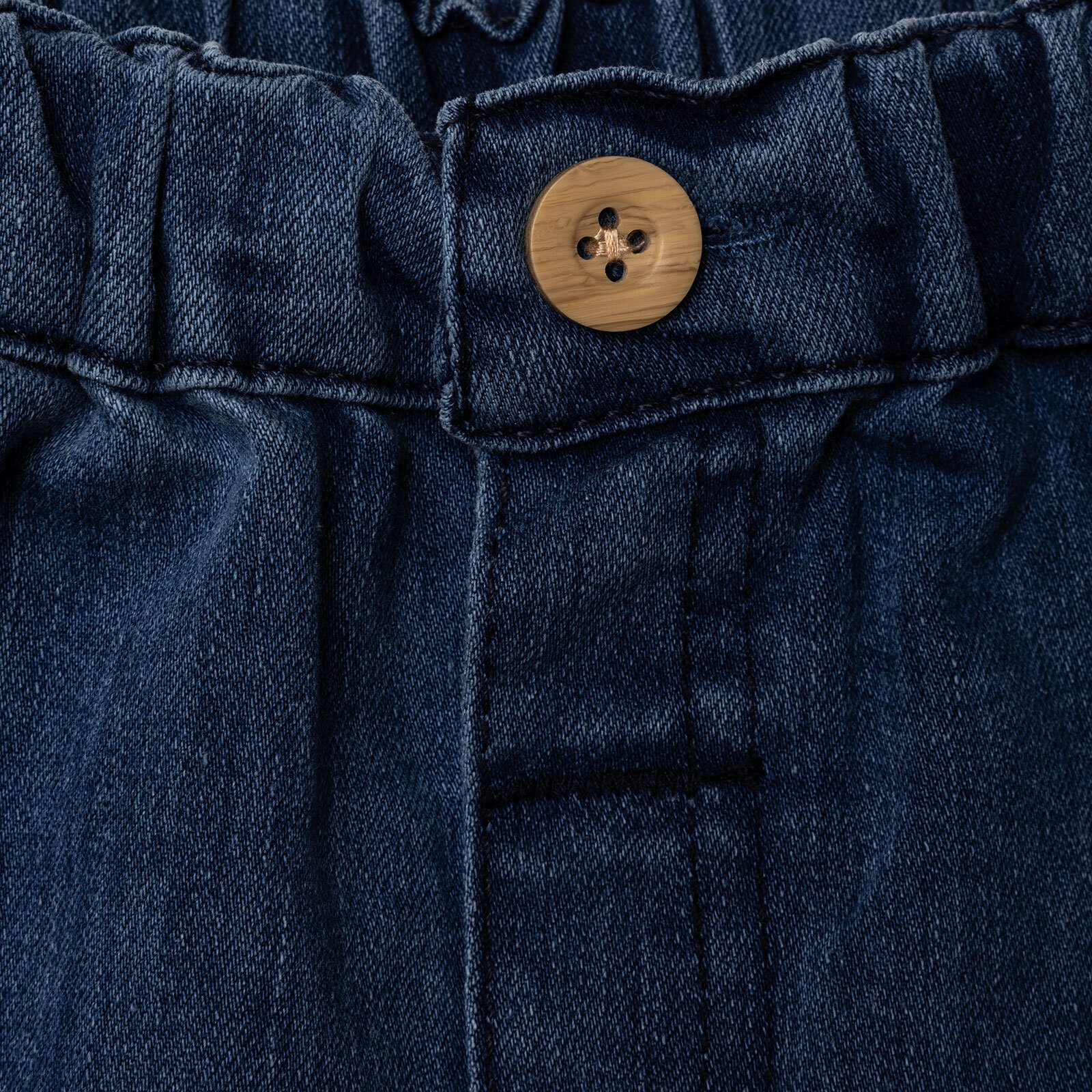 Kız Bebek Floral Teddy Bear Denim Pantolon Duble Paça Kız Bebek Floral Teddy Bear Denim Pantolon Duble Paça