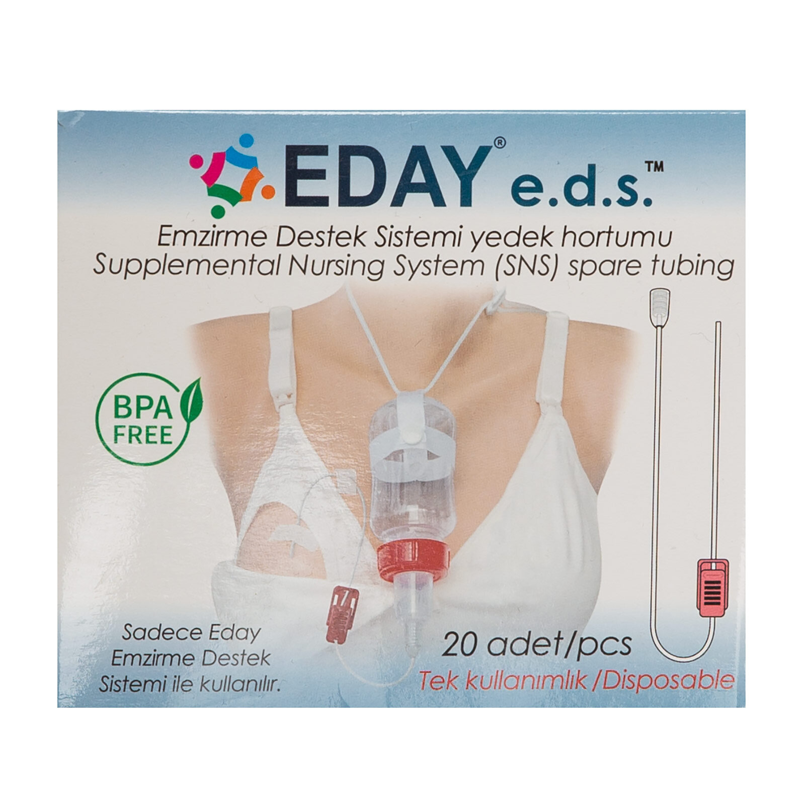 Emzirme Destek Sistemi Yedek Hortum 20 Adet