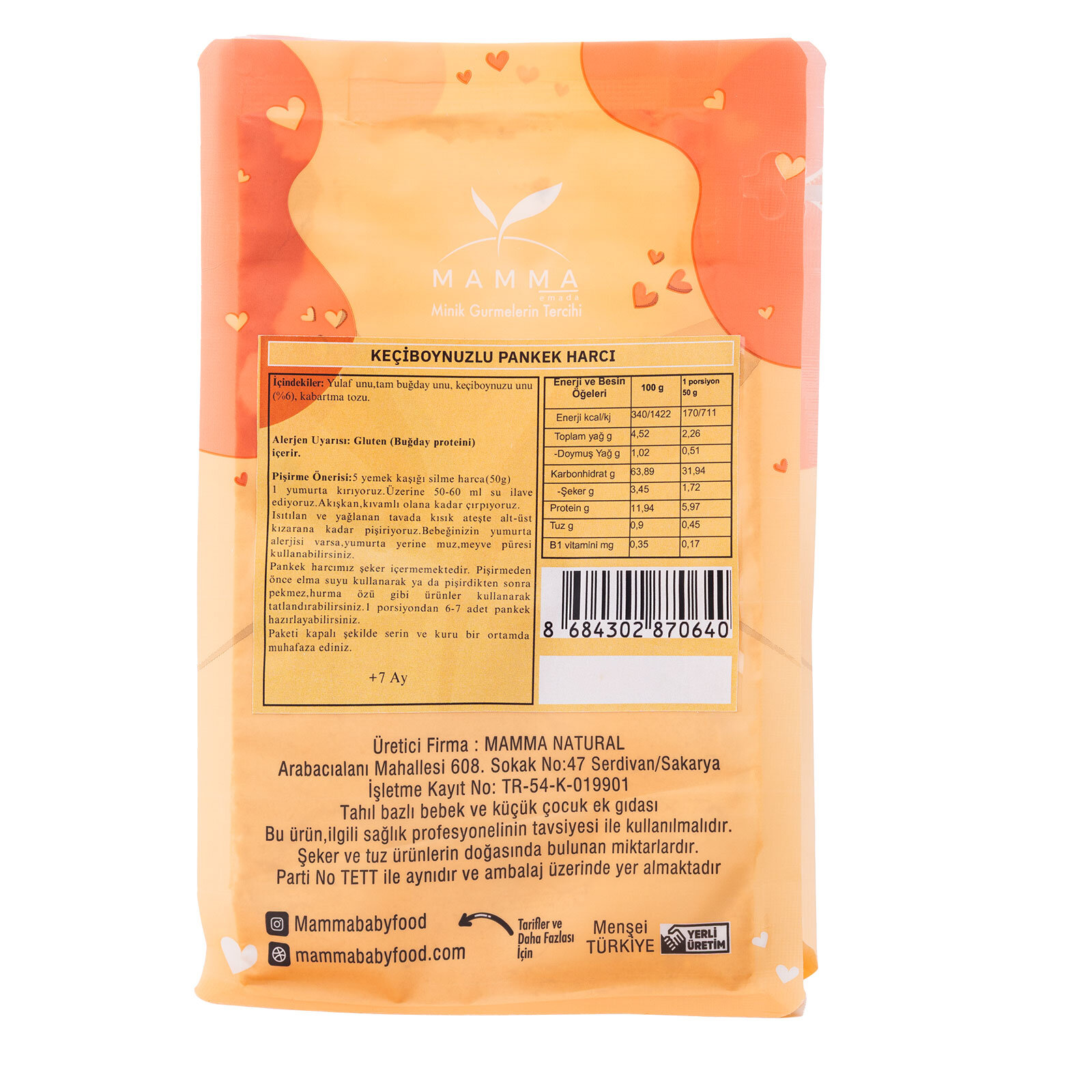 Mamma Pankek Paketi Mamma Pankek Paketi