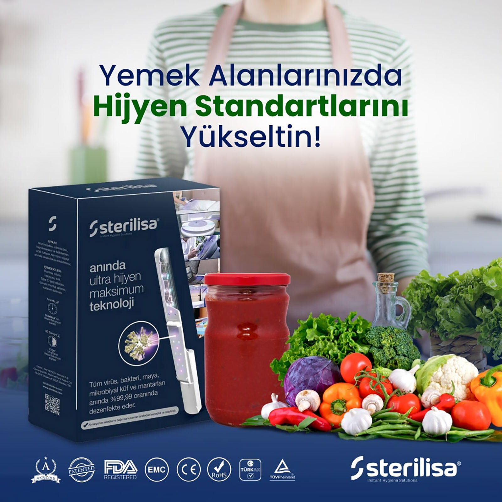 Pro - Darbeli UV Sterilizasyon ve Dezenfeksiyon Cihazı (Taşınabilir Boyut) Pro - Darbeli UV Sterilizasyon ve Dezenfeksiyon Cihazı (Taşınabilir Boyut)
