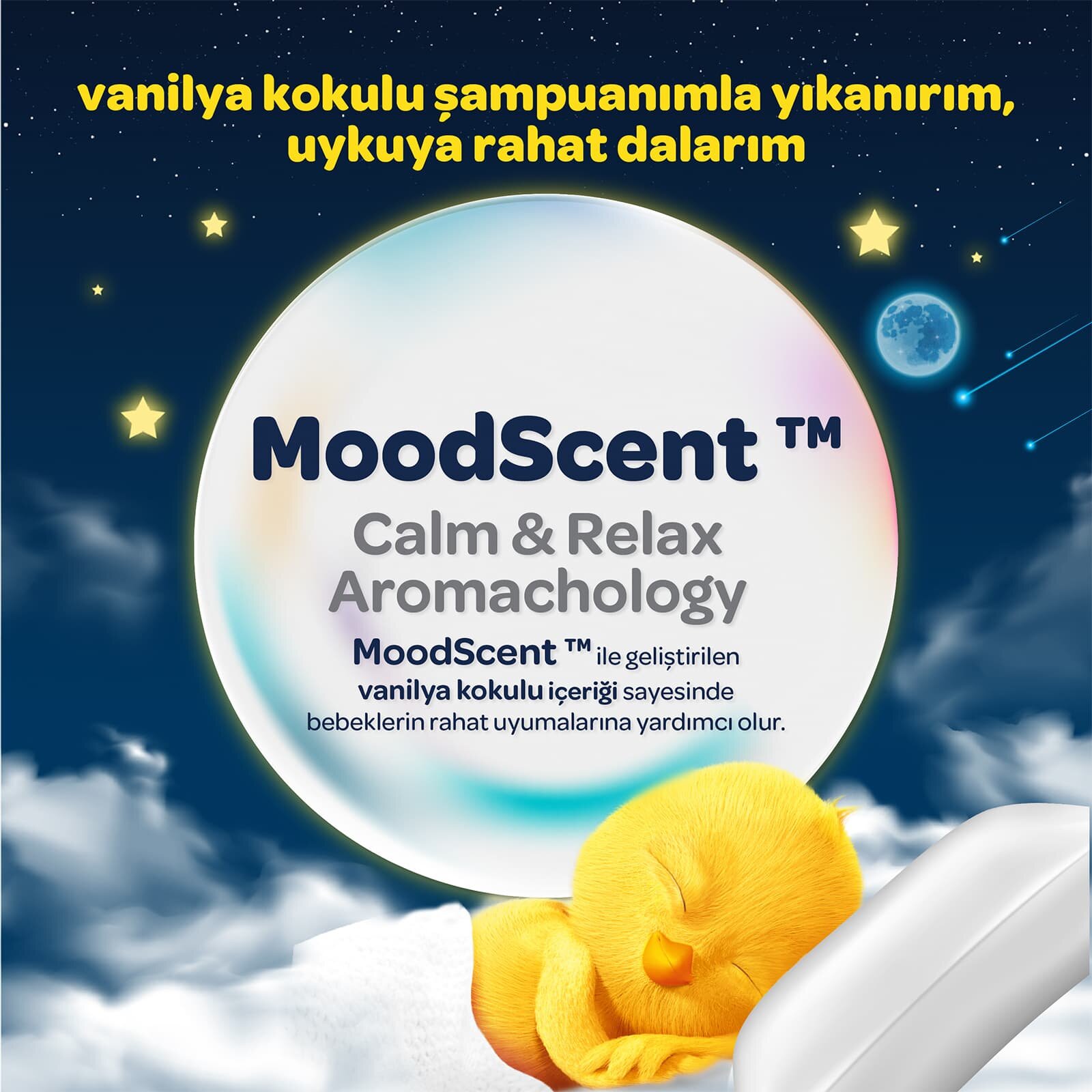 Vanilya Kokulu Rahat Ve Mutlu Bebek Şampuanı 700 ml