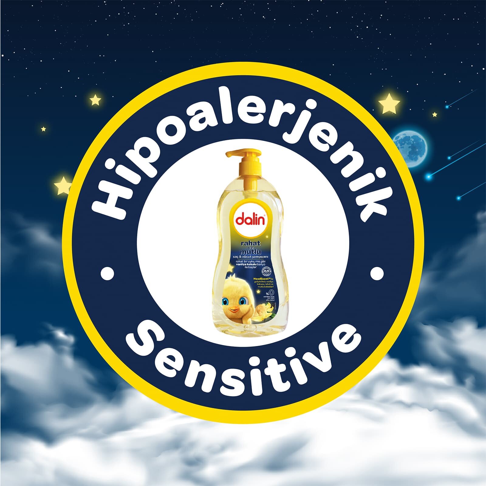 Vanilya Kokulu Rahat Ve Mutlu Bebek Şampuanı 700 ml