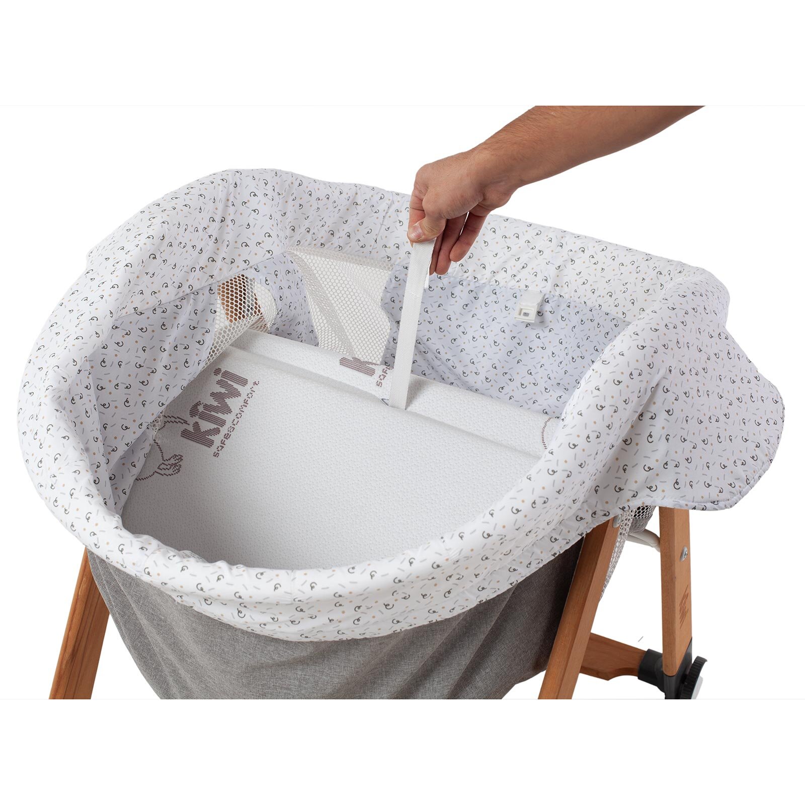 Seeper Doğal Ahşap Sallanabilen Katlanır Beşik Seeper Doğal Ahşap Sallanabilen Katlanır Beşik