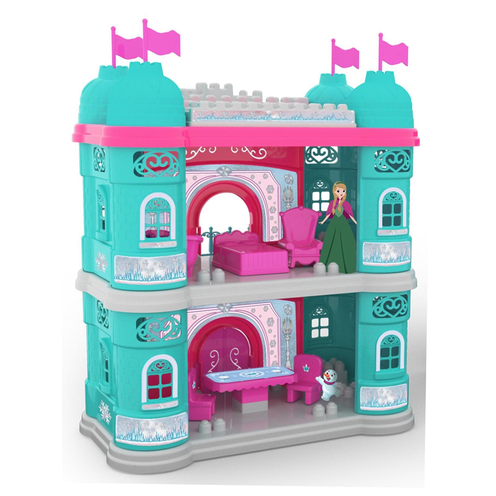 Buzlar Ülkesi Şato ve Bloklar 35 Adet Buzlar Ülkesi Şato ve Bloklar 35 Adet