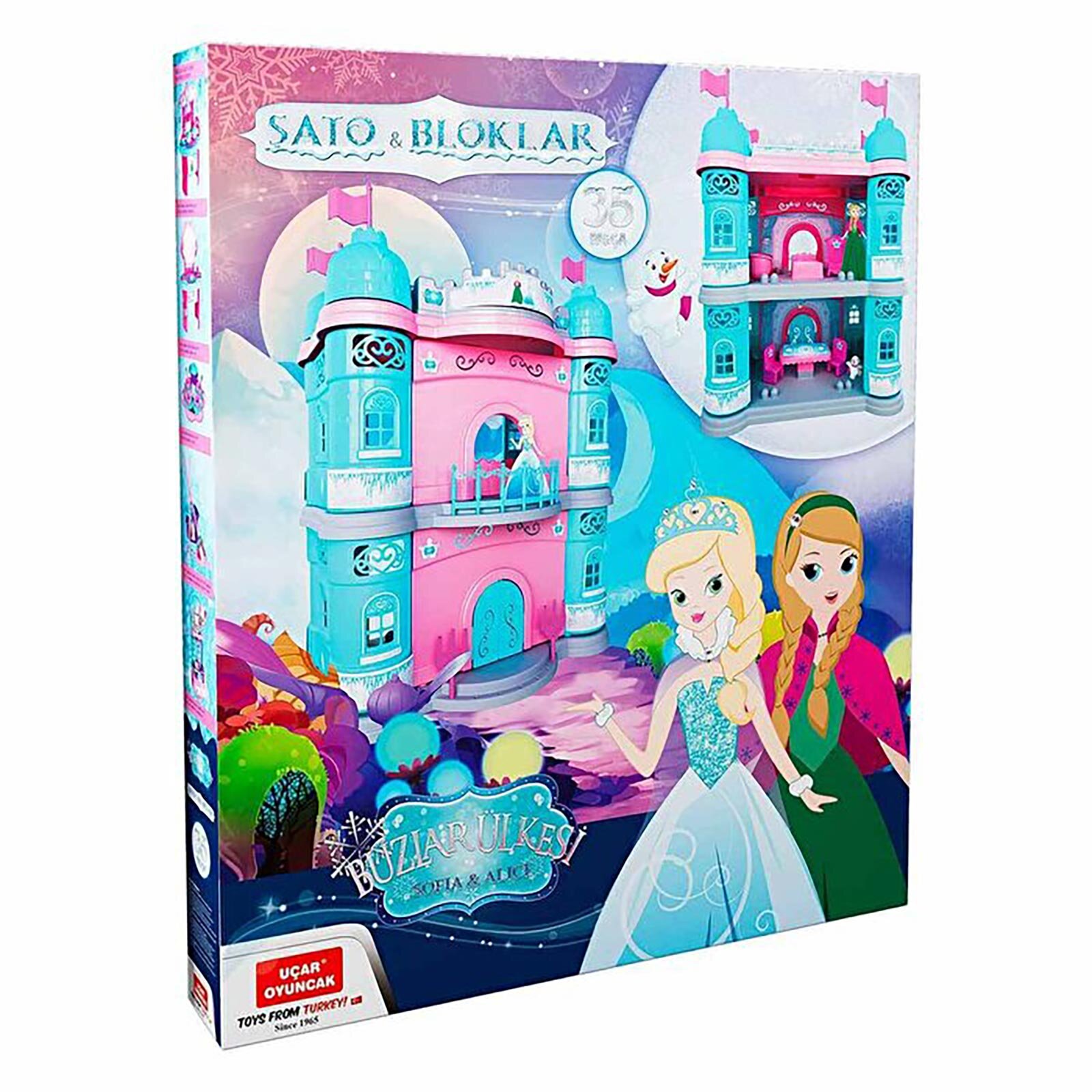 Buzlar Ülkesi Şato ve Bloklar 35 Adet Buzlar Ülkesi Şato ve Bloklar 35 Adet