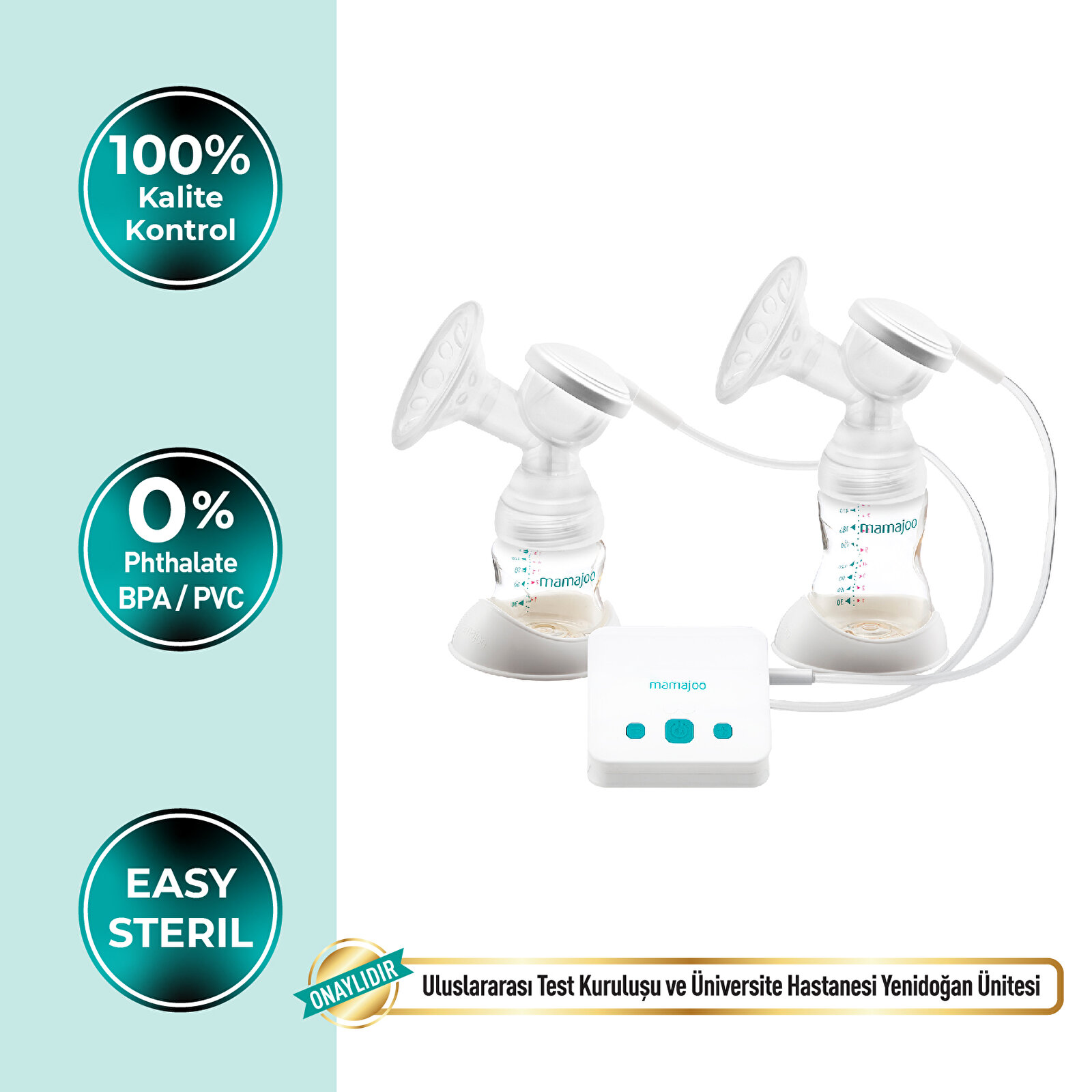 USB Destekli Çiftli Elektrikli Göğüs Pompası