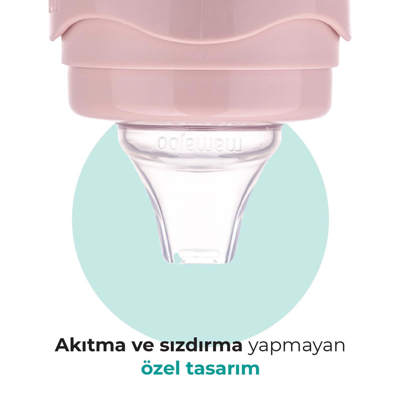 Yumuşak Uçlu Kulplu Antikolik Alıştırma Bardağı 9+ Ay 270 ml Pembe