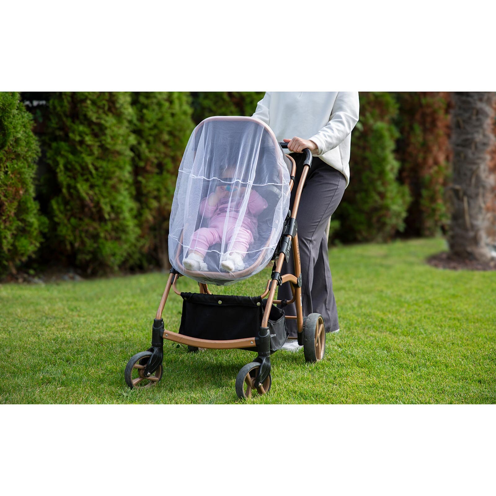 Bebek Puset Sinekliği Beyaz Bebek Puset Sinekliği Beyaz