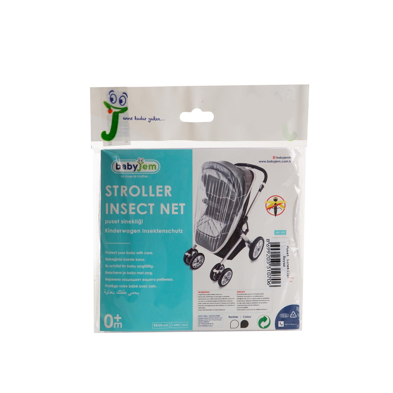 Bebek Puset Sinekliği Beyaz Bebek Puset Sinekliği Beyaz