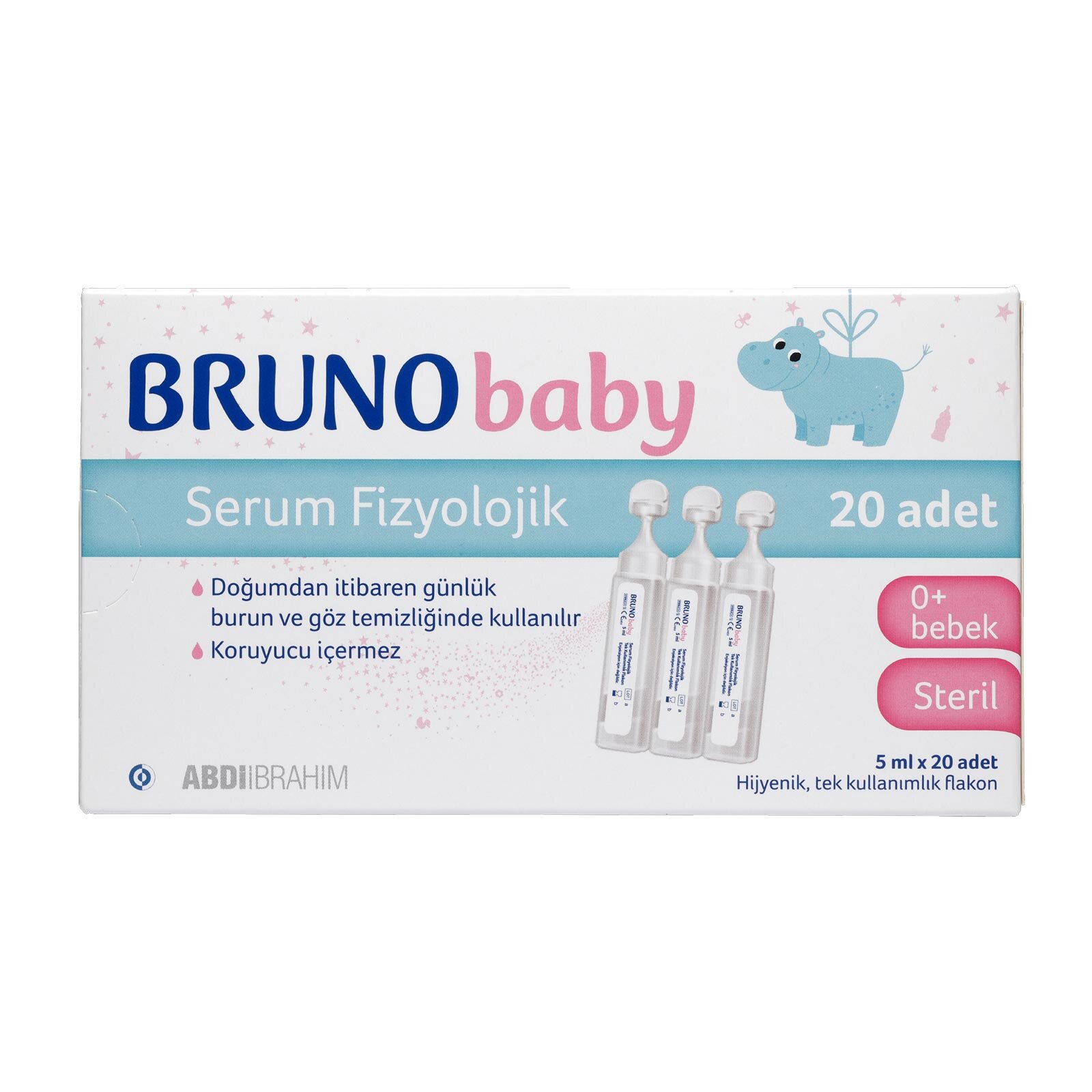 Serum Fizyolojik 5 ml x 20 Flakon