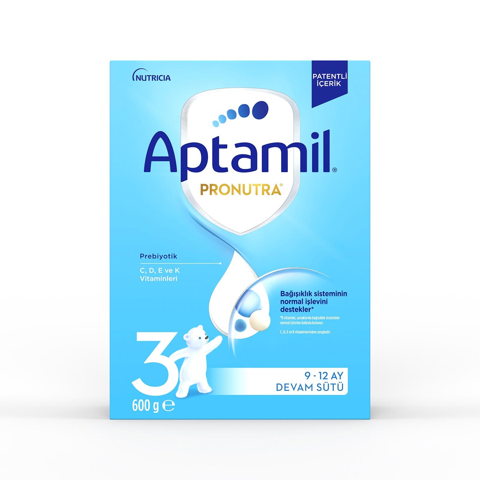 3 Pronutra Bebek Çocuk Sütü 600 gr.