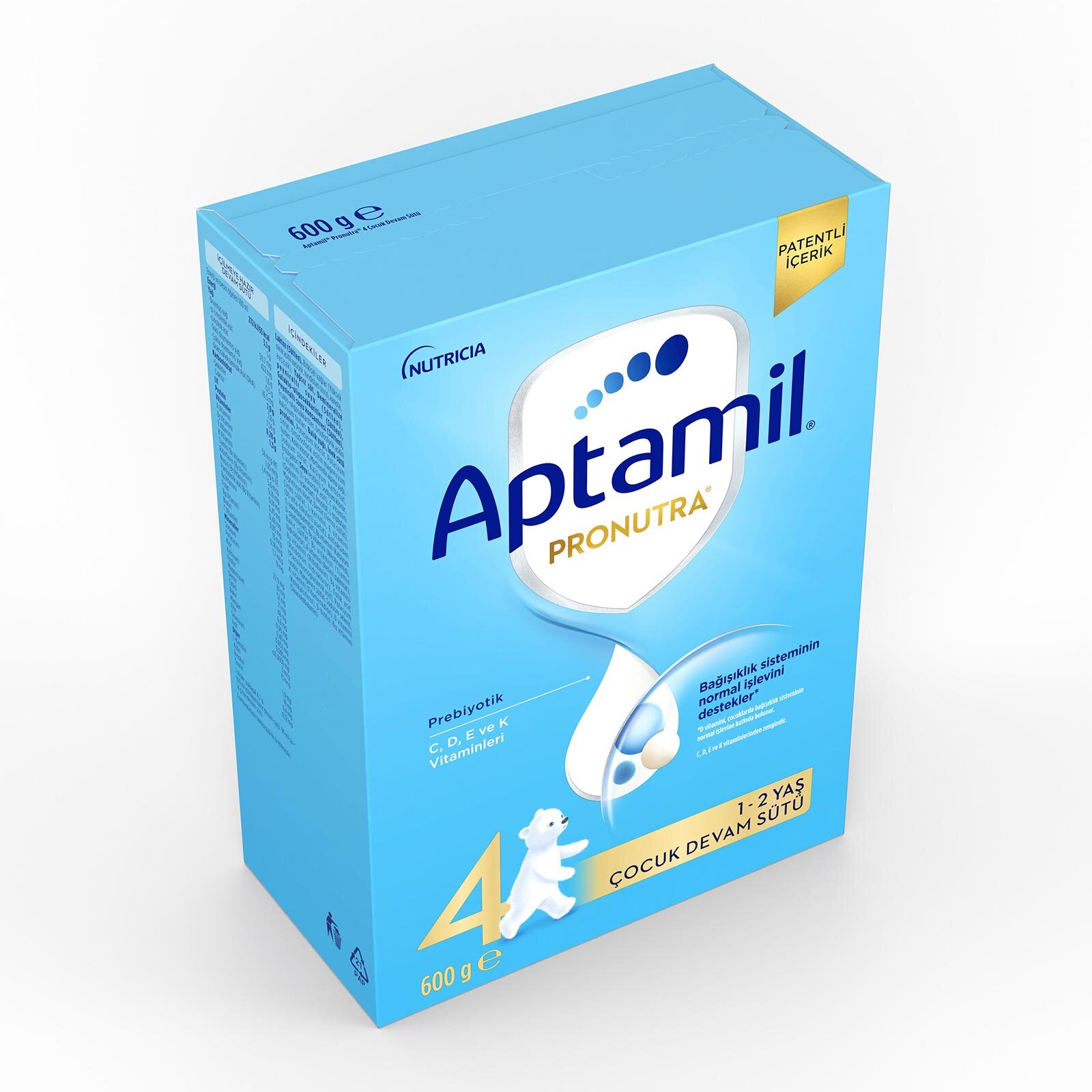 4 Pronutra Çocuk Devam Sütü 600 gr.