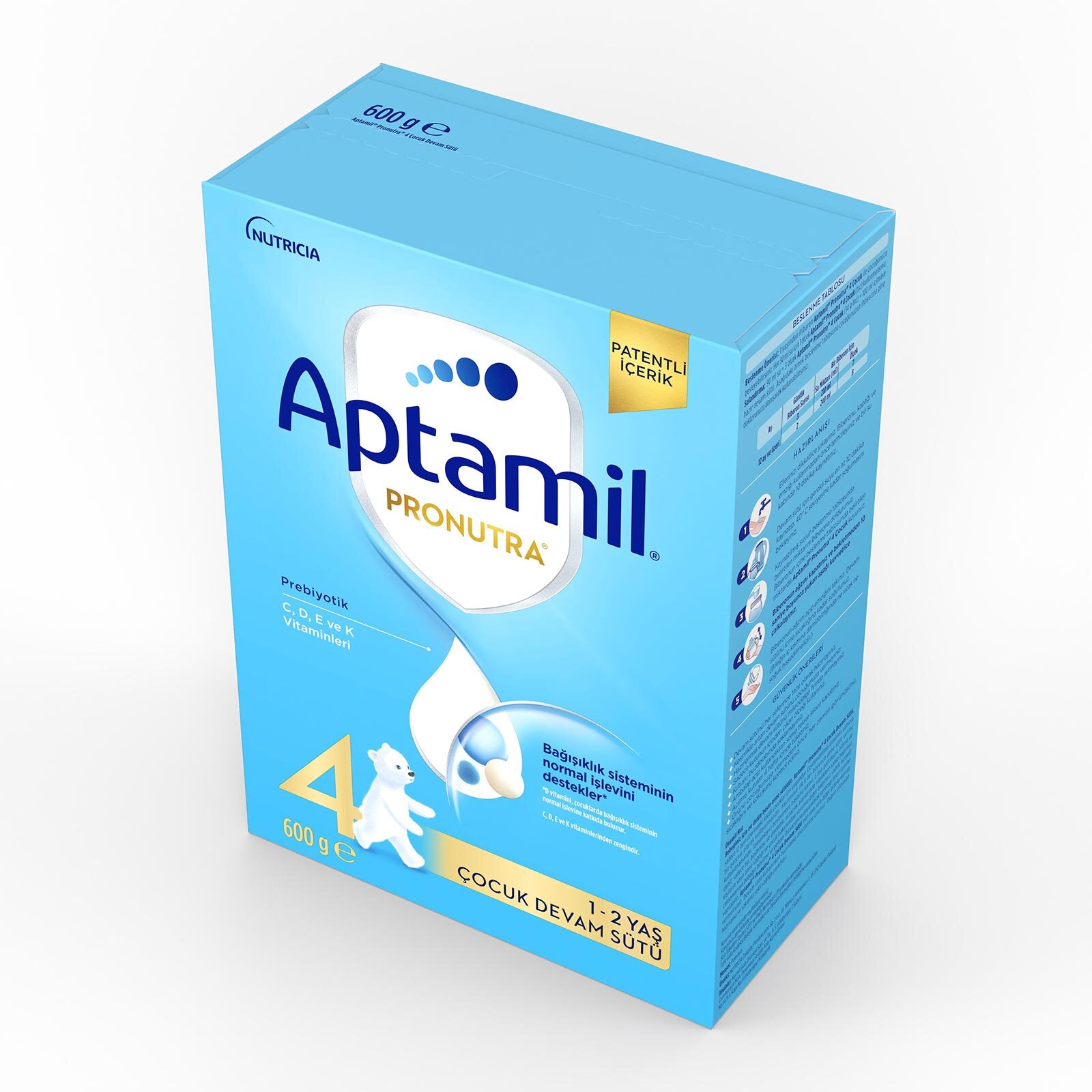 4 Pronutra Çocuk Devam Sütü 600 gr.