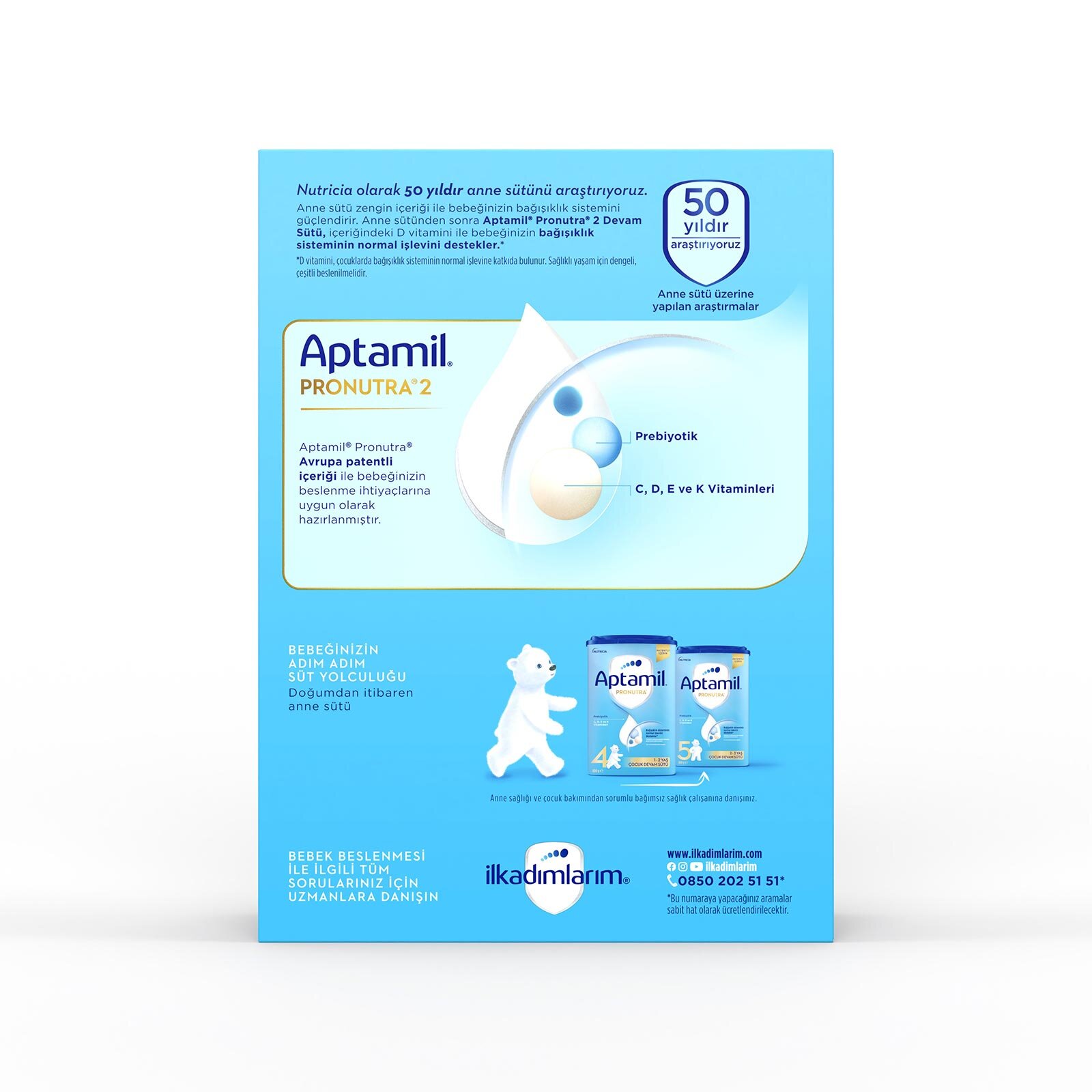 2 Pronutra Çocuk Devam Sütü 600gr