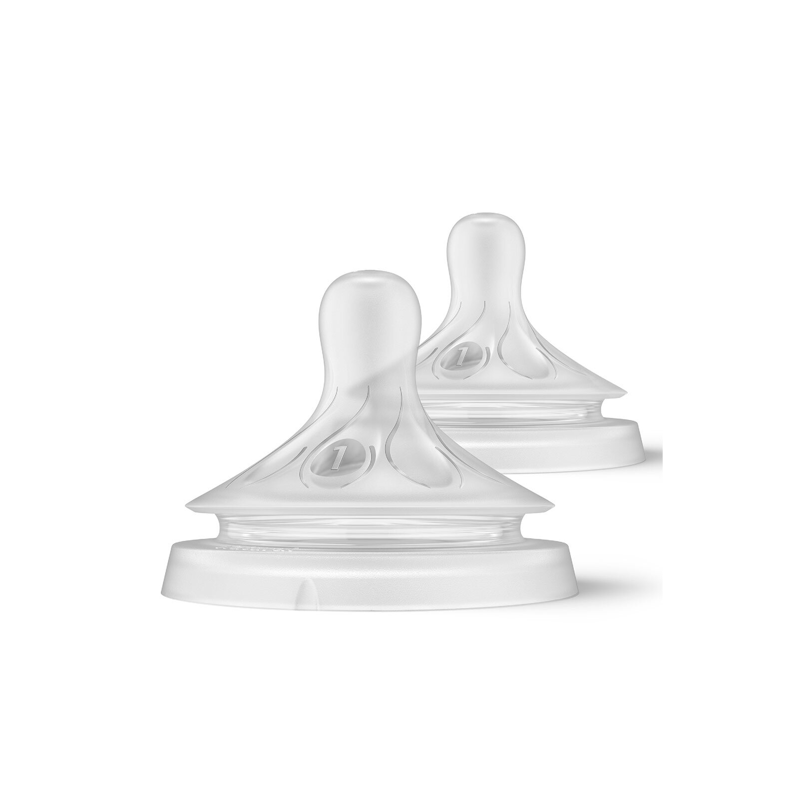 Doğal Tepkili 2'li Biberon Emziği 1 Numara