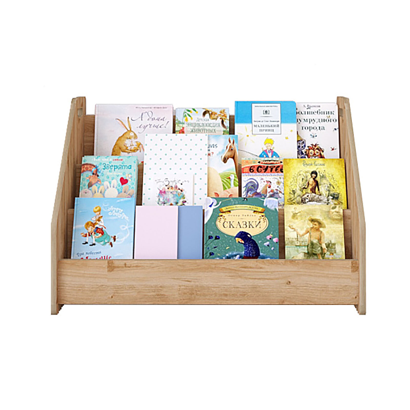 Anka Ahşap Montessori Yer Kitaplığı Naturel Anka Ahşap Montessori Yer Kitaplığı Naturel