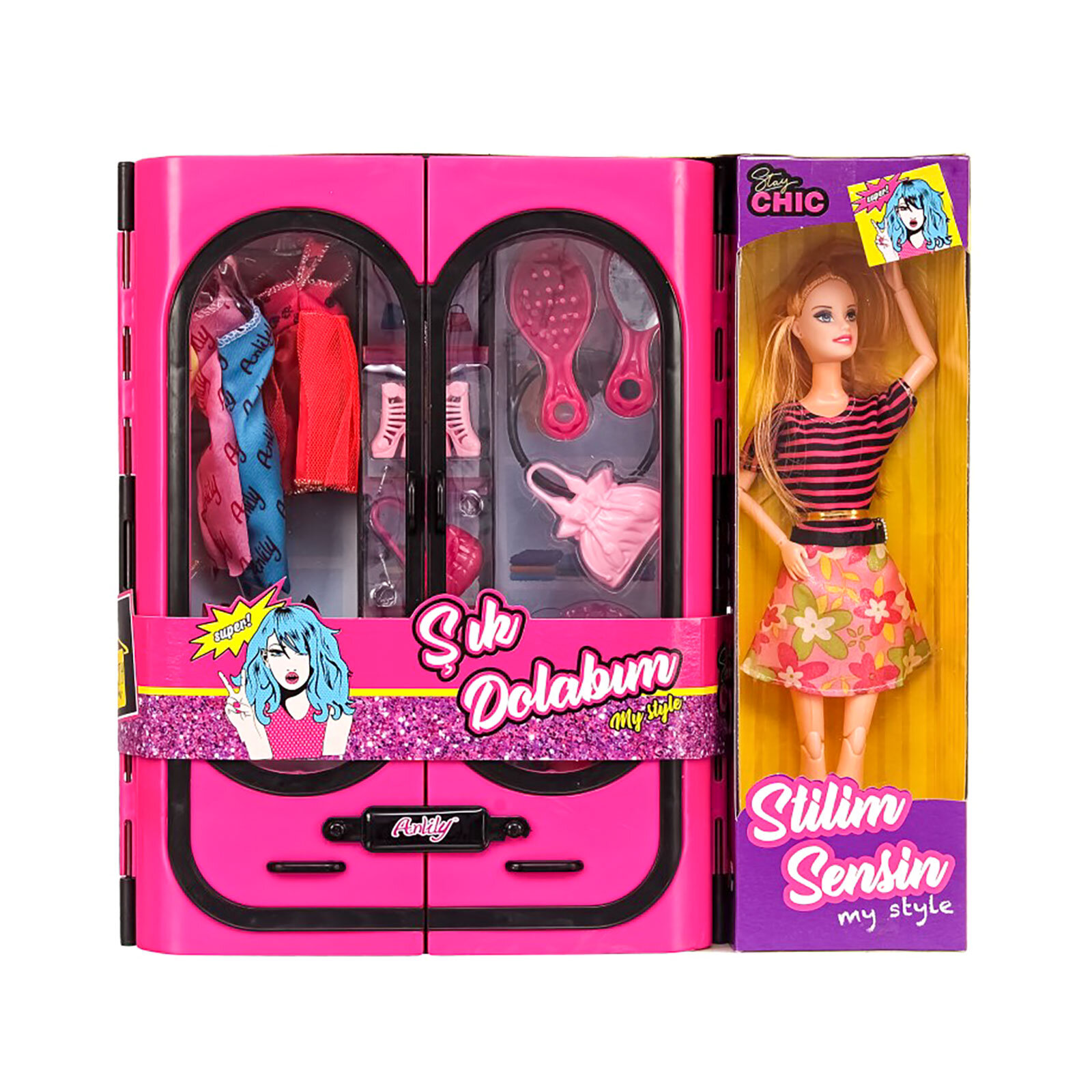 Anlıly Elbise Dolaplı Bebek Anlıly Elbise Dolaplı Bebek