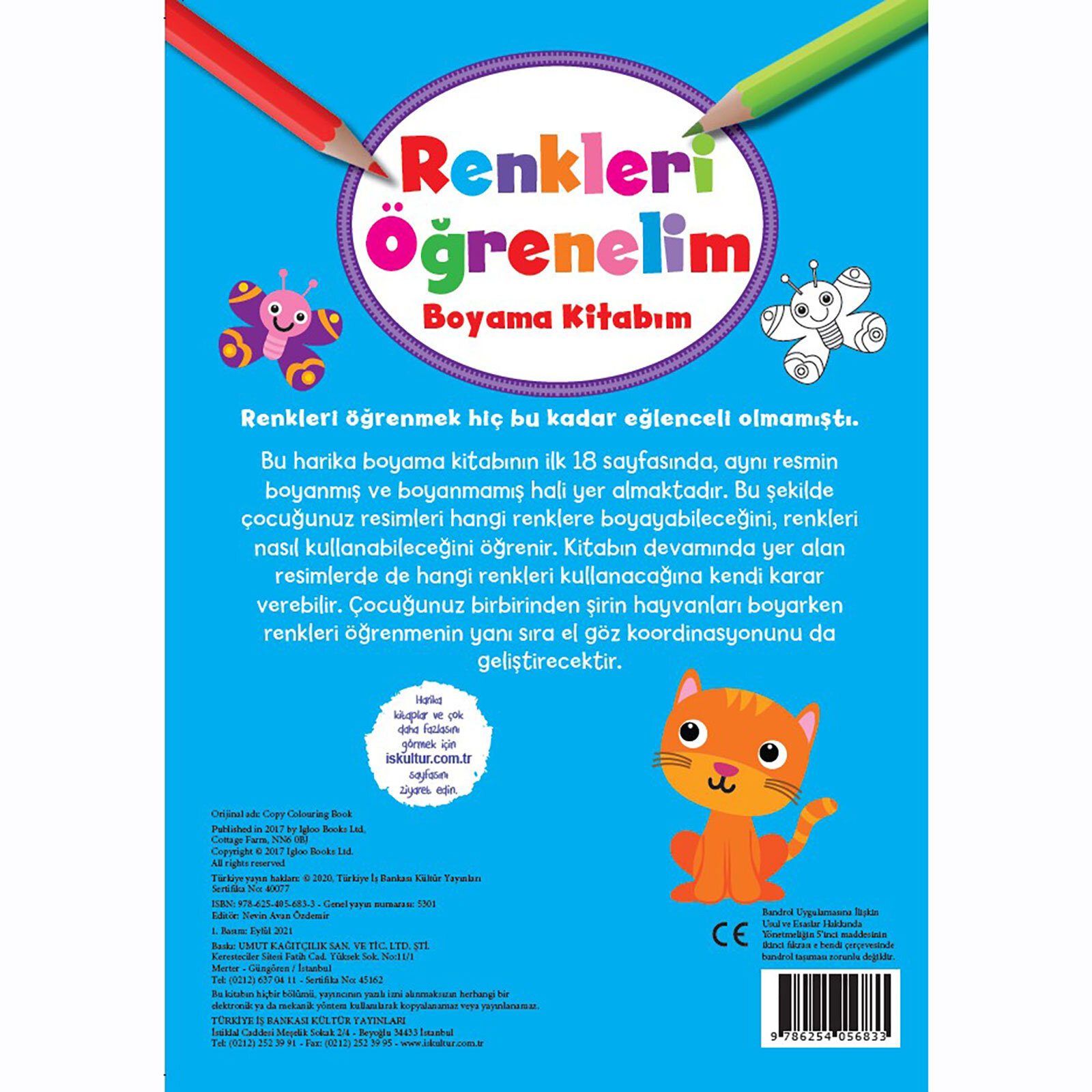 RENKLERİ ÖĞRENELİM BOYAMA KİTABIM