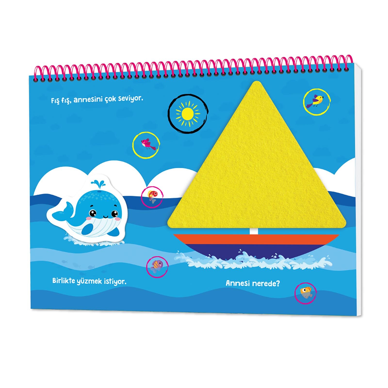 6-16 Ay İlk Cırt Cırtlı Keçeli Etkinlik Kitabım - İlk Oyun Kitabım 6-16 Ay İlk Cırt Cırtlı Keçeli Etkinlik Kitabım - İlk Oyun Kitabım