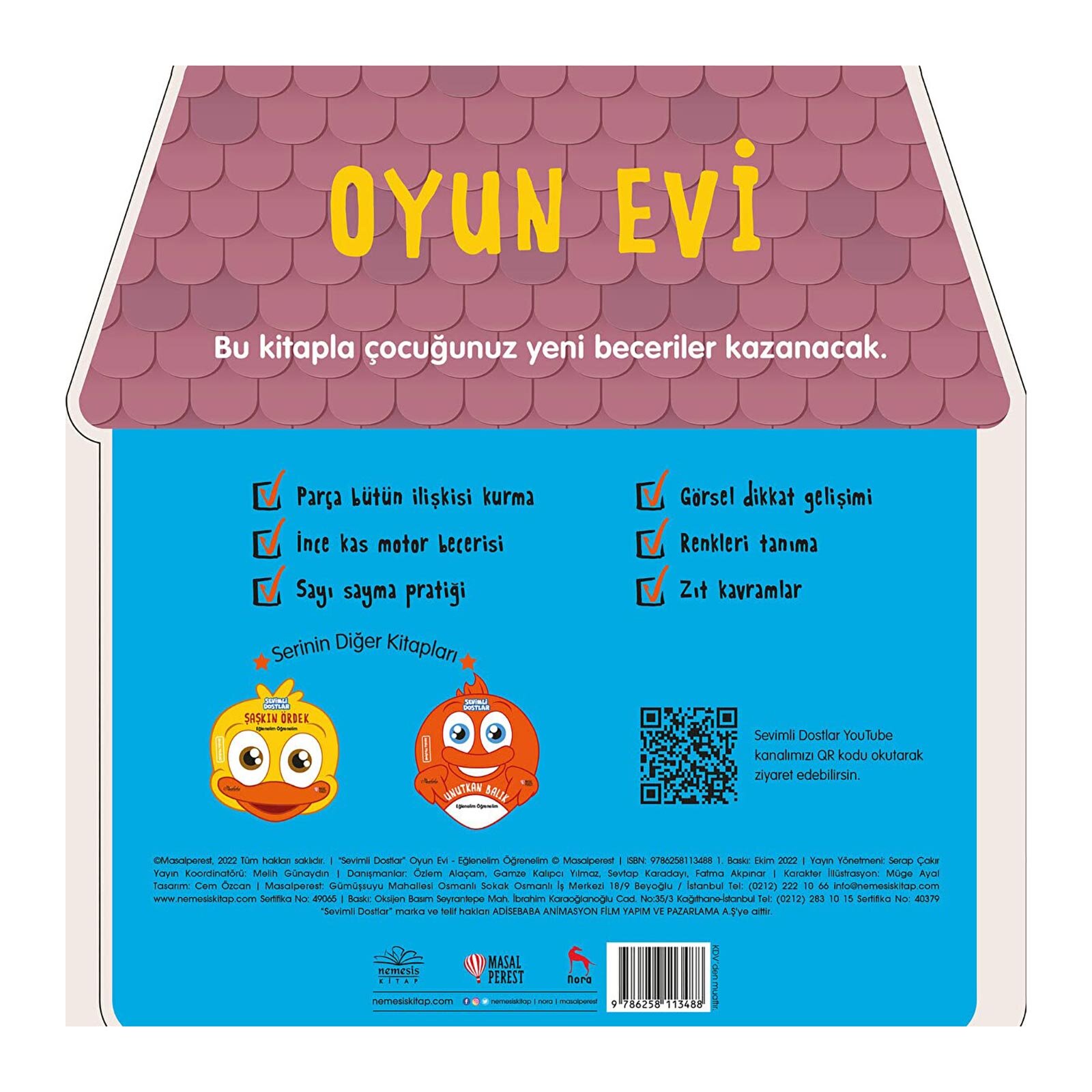 Sevimli Dostlar Oyun Evi Bebek Kitabı Sevimli Dostlar Oyun Evi Bebek Kitabı