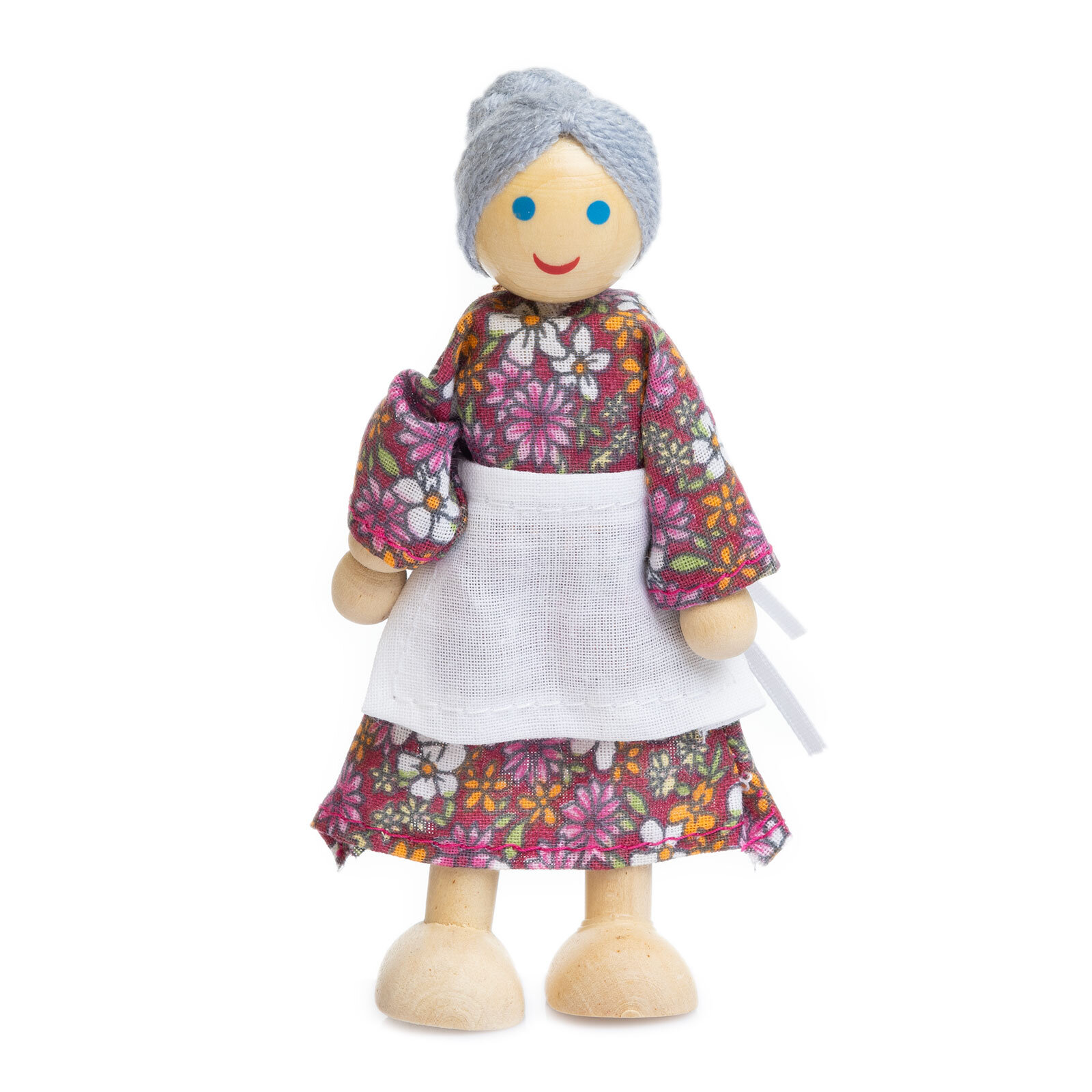 Ahşap 6'lı Aile Kukla Seti Ahşap 6'lı Aile Kukla Seti