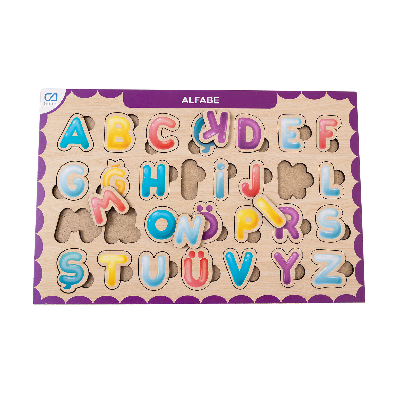 Ahşap Alfabe Eğitici Set