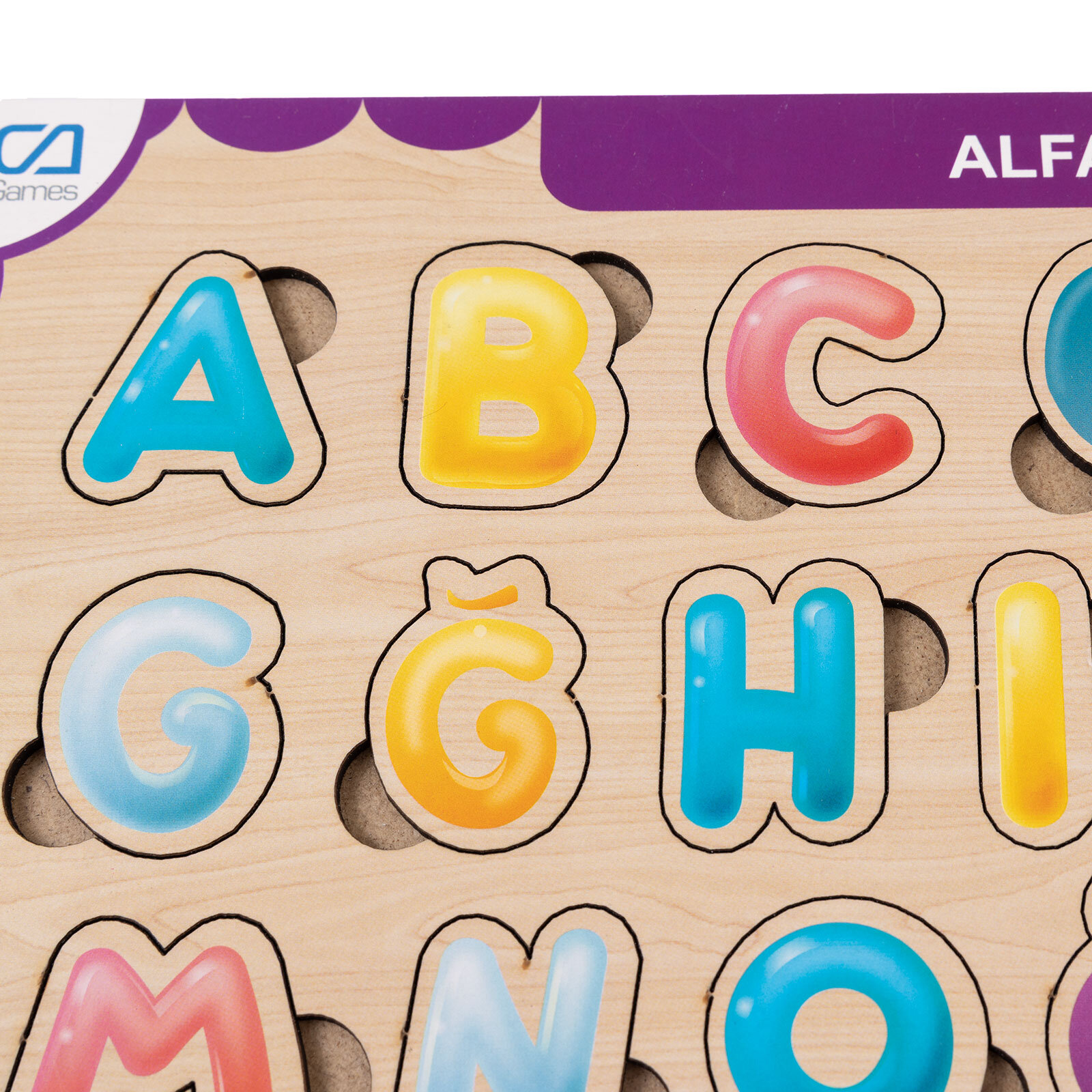 Ahşap Alfabe Eğitici Set