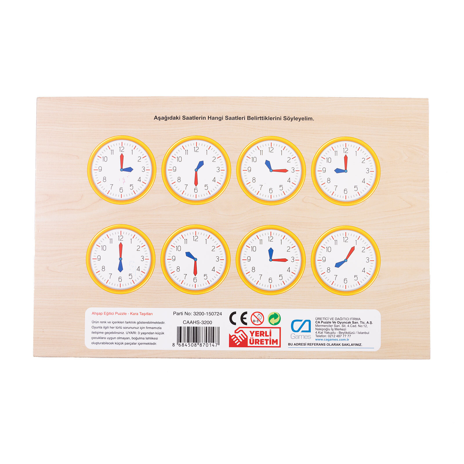 Ahşap Kara Taşıtları Eğitici Set Ahşap Kara Taşıtları Eğitici Set