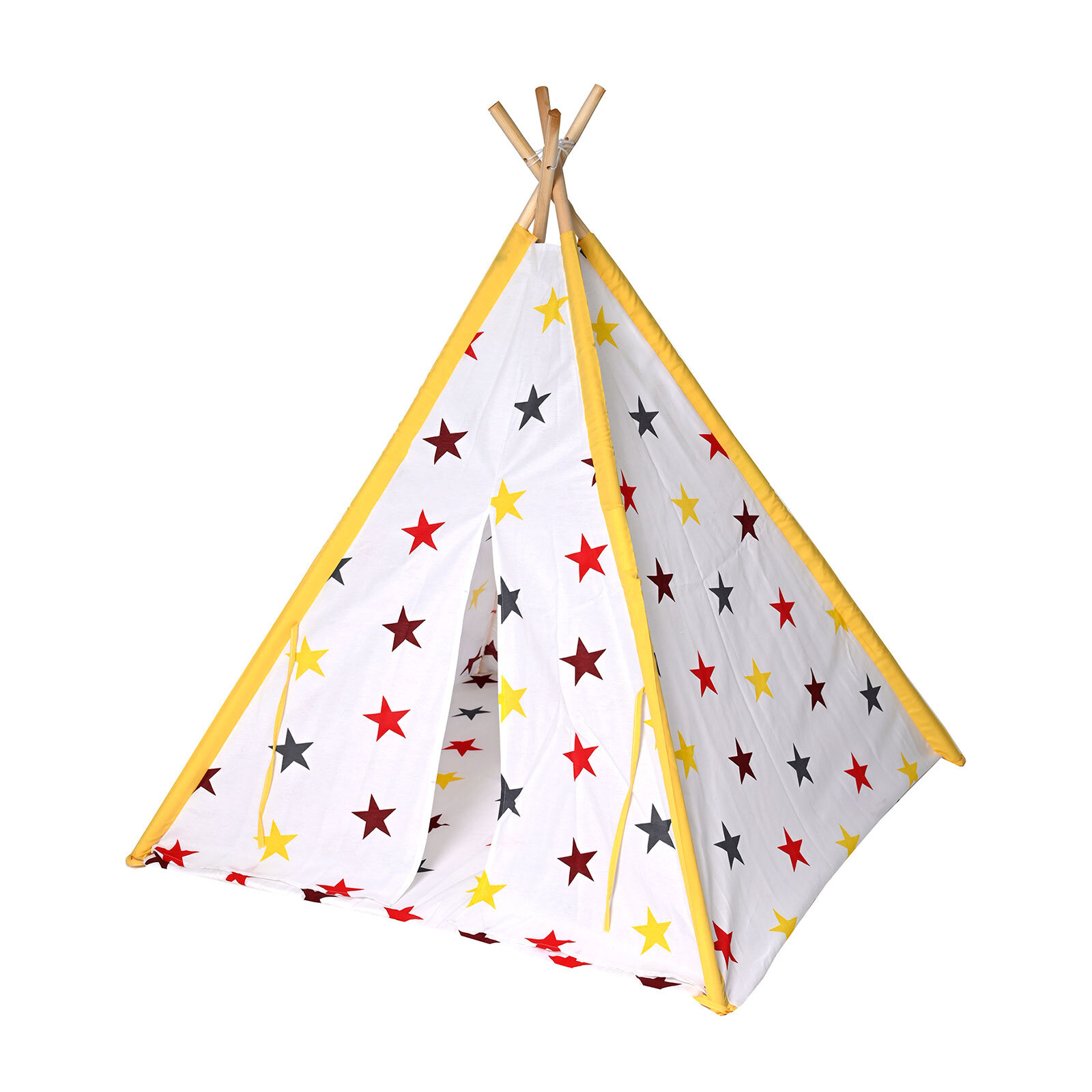 Ahşap Kızılderili Oyun Çadırı - Stars