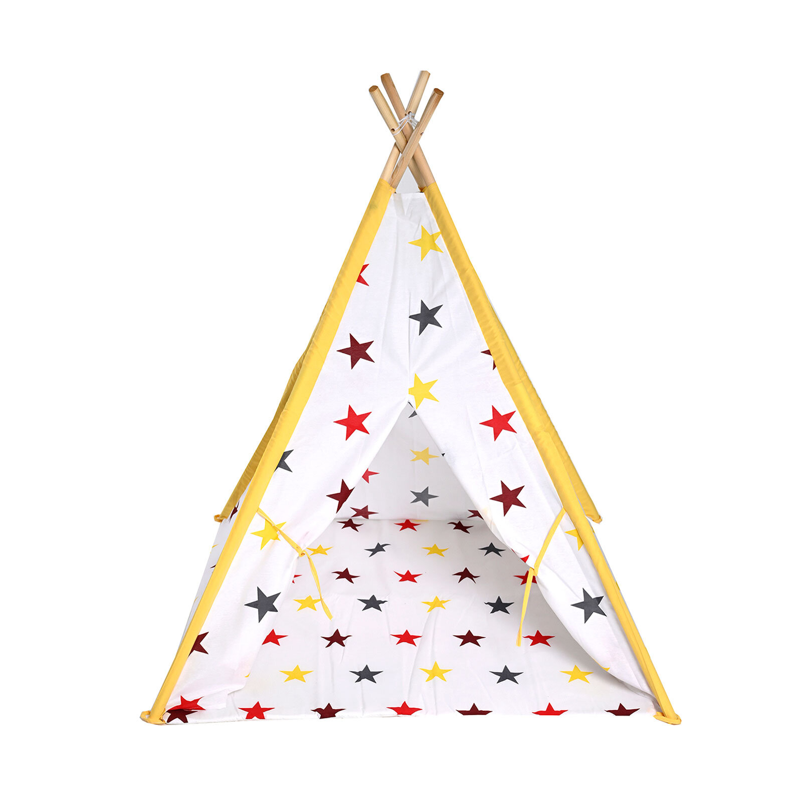 Ahşap Kızılderili Oyun Çadırı - Stars