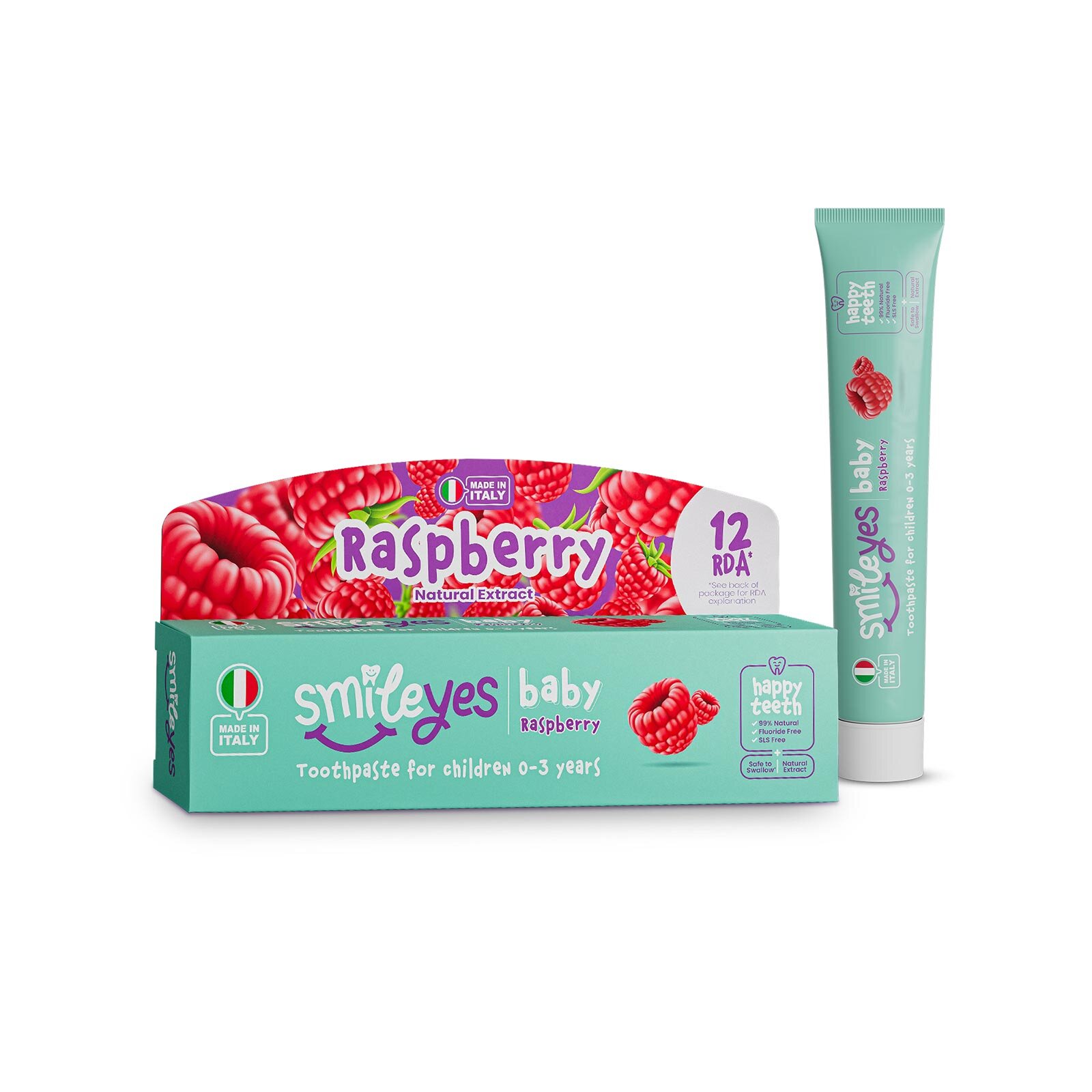 Ahududu Aromalı 0-3 Yaş Bebek Diş Macunu 30ml