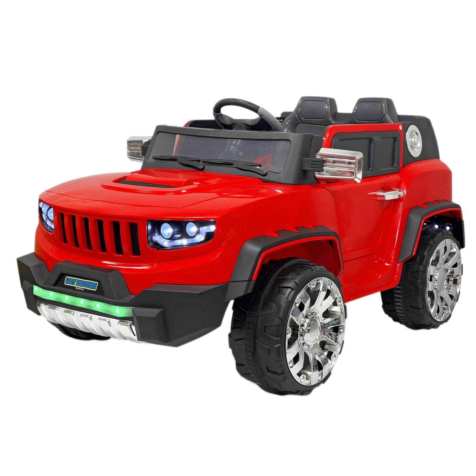 Samy Dıscovery 12 V Akülü Araba Uzaktan Kumandalı 4*2 Kırmızı