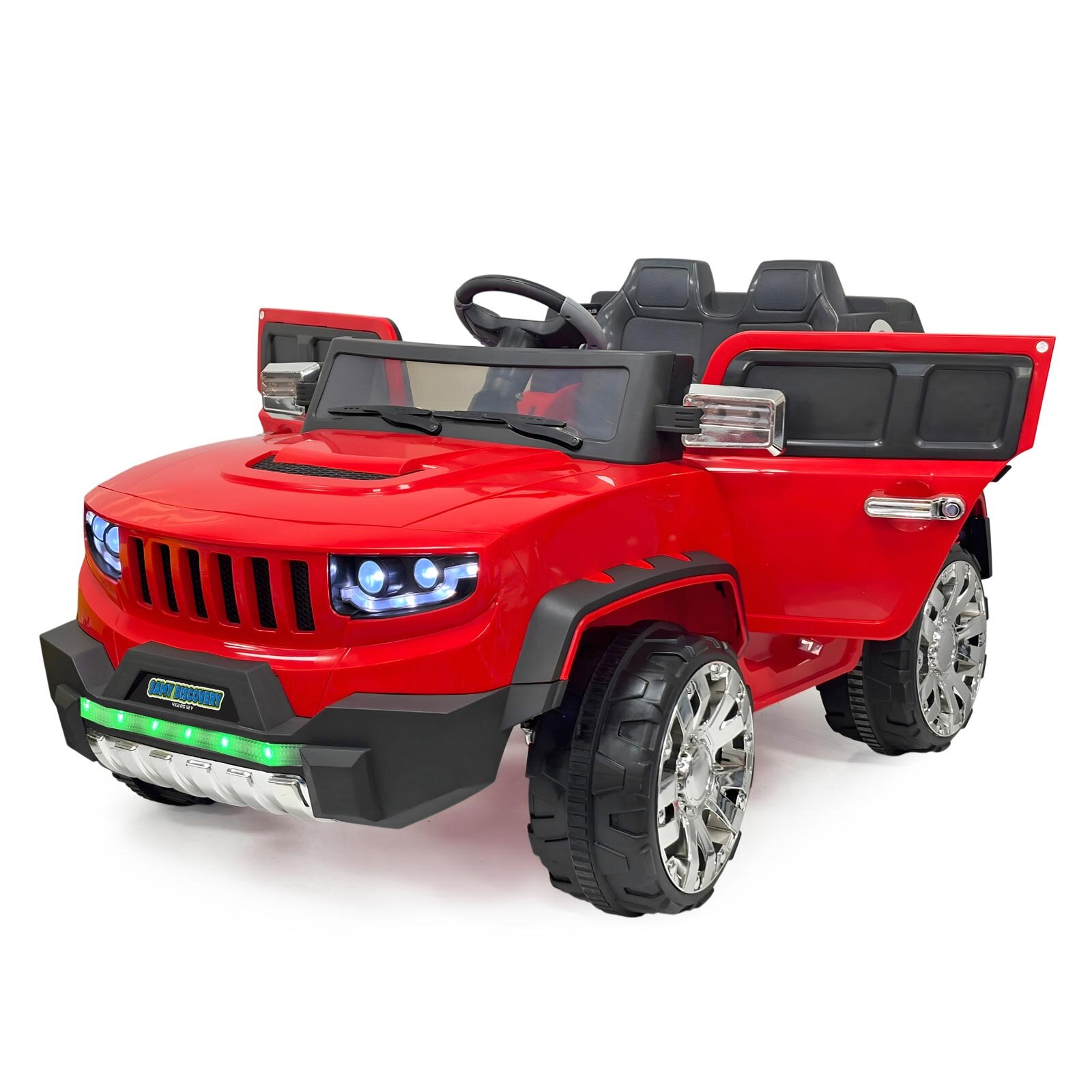 Samy Dıscovery 12 V Akülü Araba Uzaktan Kumandalı 4*2 Kırmızı