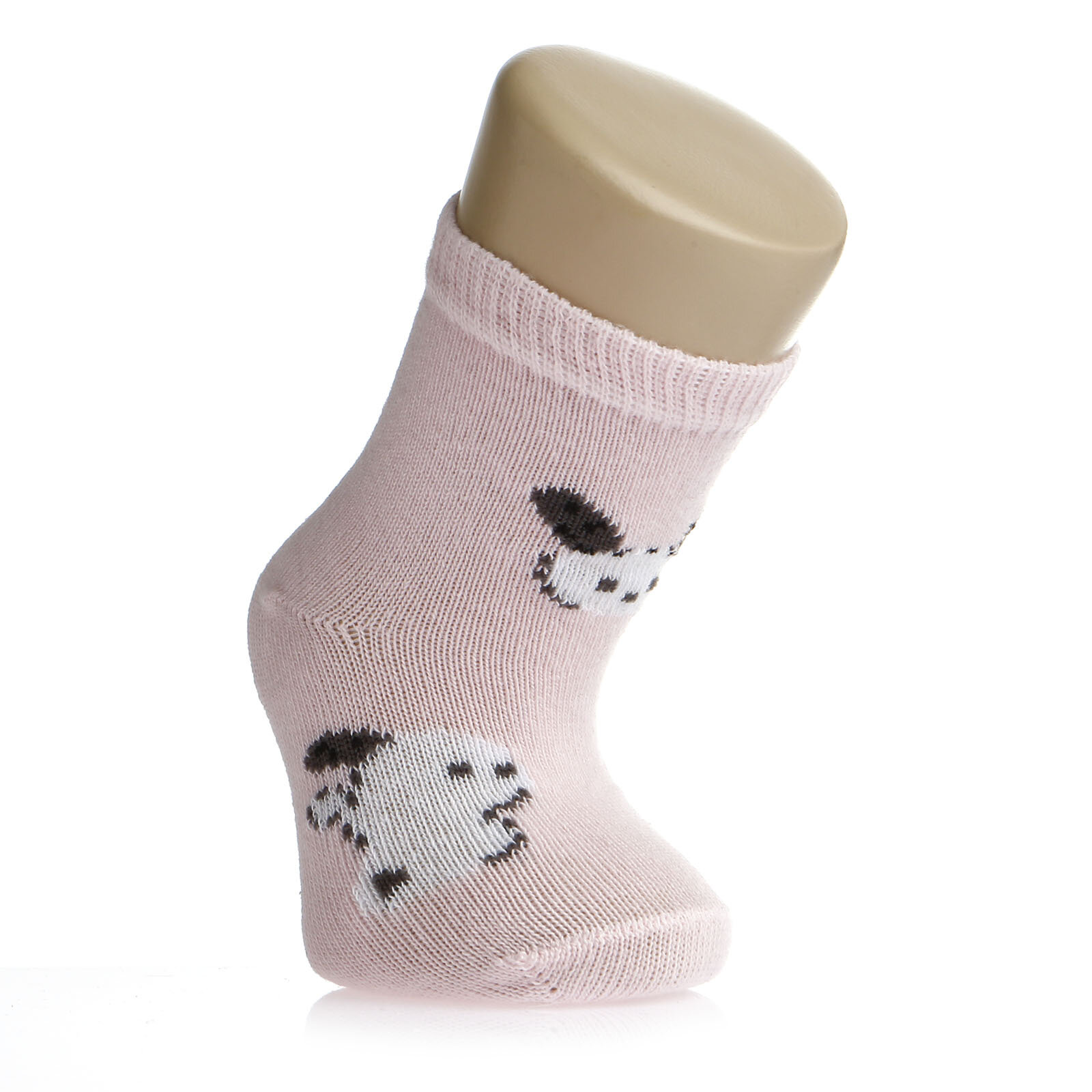 Tavşan Desenli 3lü Soket Çorap Kız Bebek