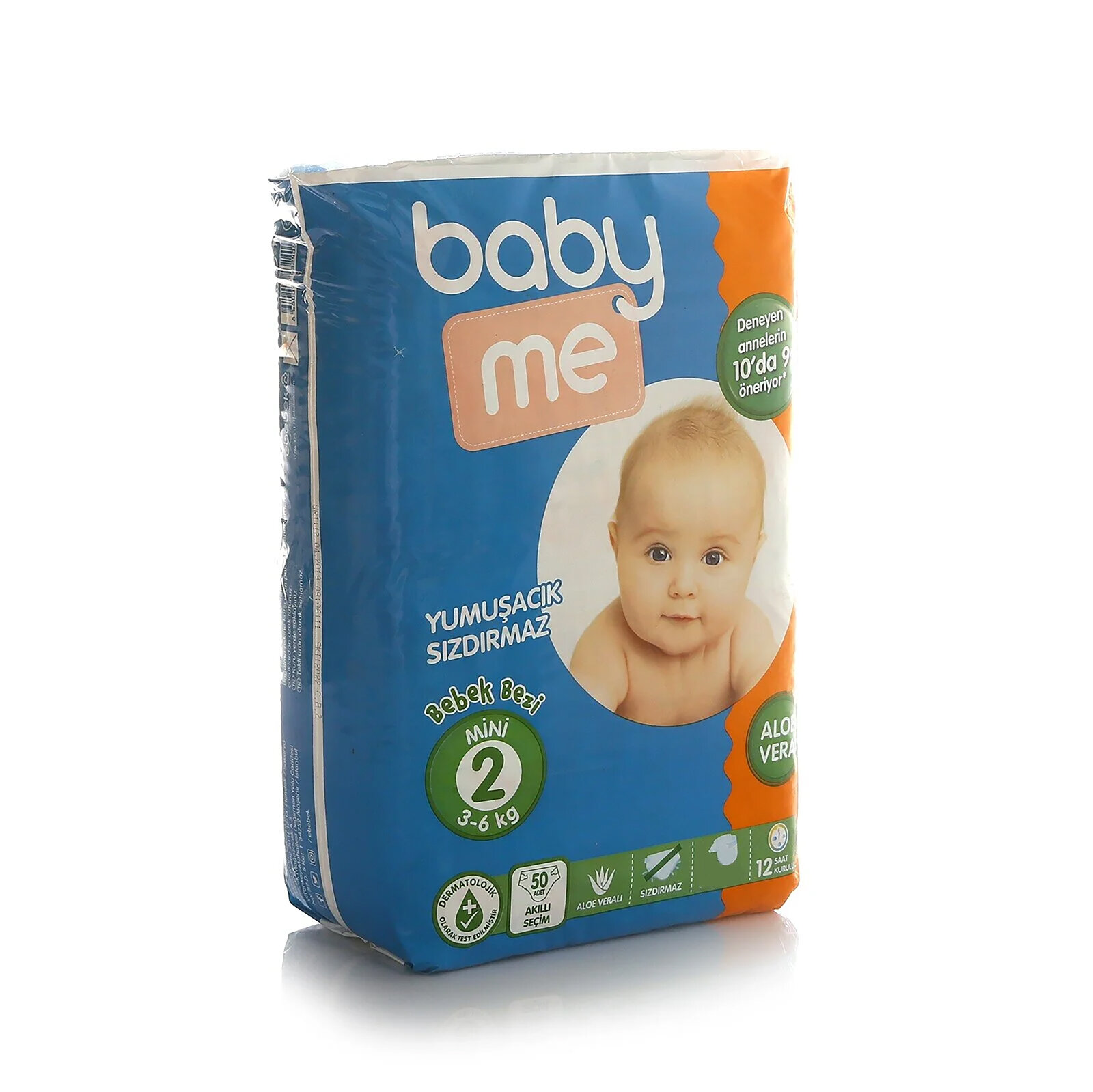 Aloe Vera Mini 2 Numara Bebek Bezi 3-6 kg 50 adet