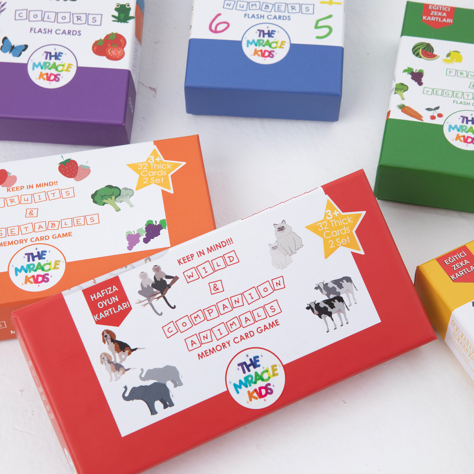 Animal Numbers Flash Cards