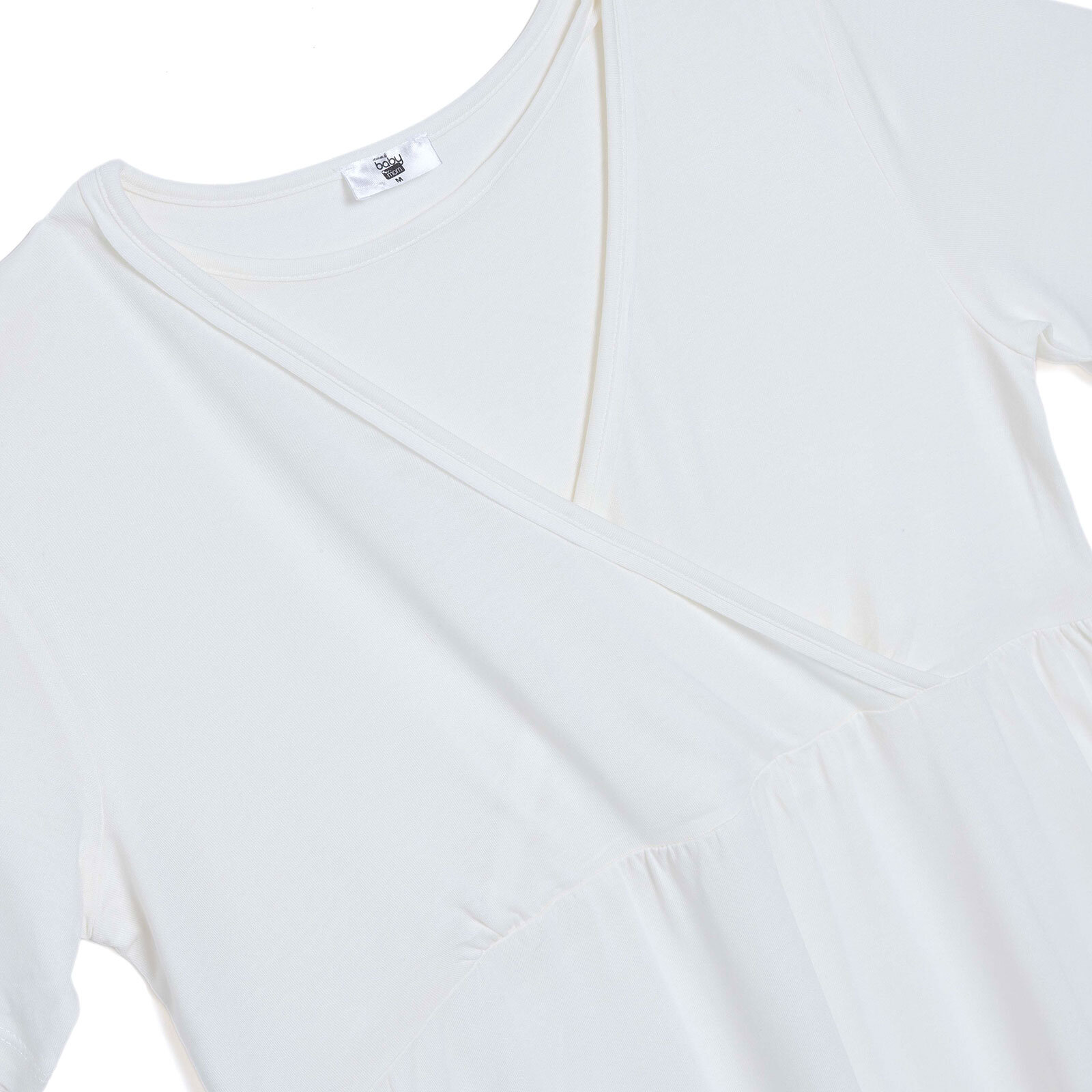 Anne Gecelik V Yaka Kısa Kol Patiksiz Paça