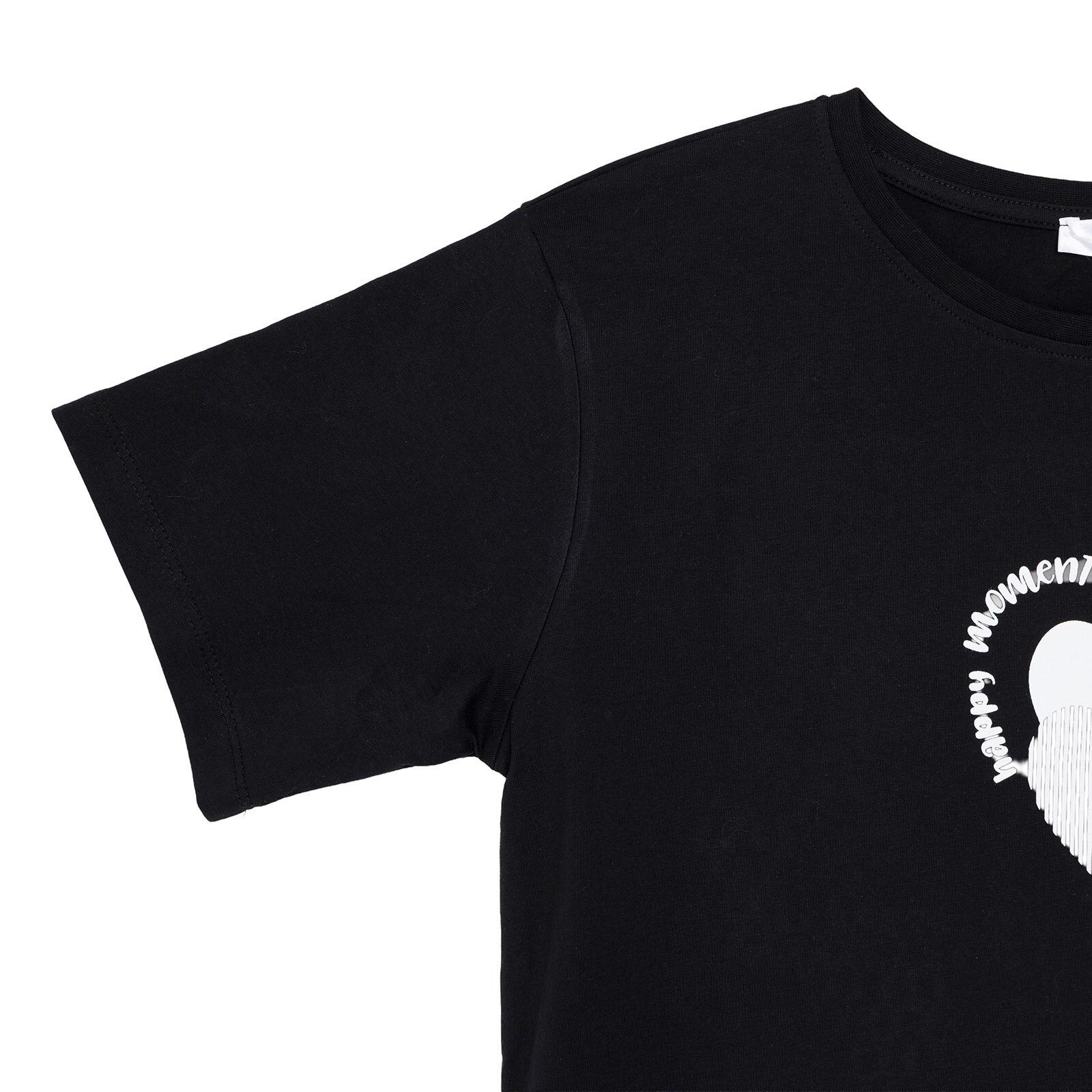 Anne Hamile Kısa Kol Tshirt Bisiklet Yaka Kısa Kol