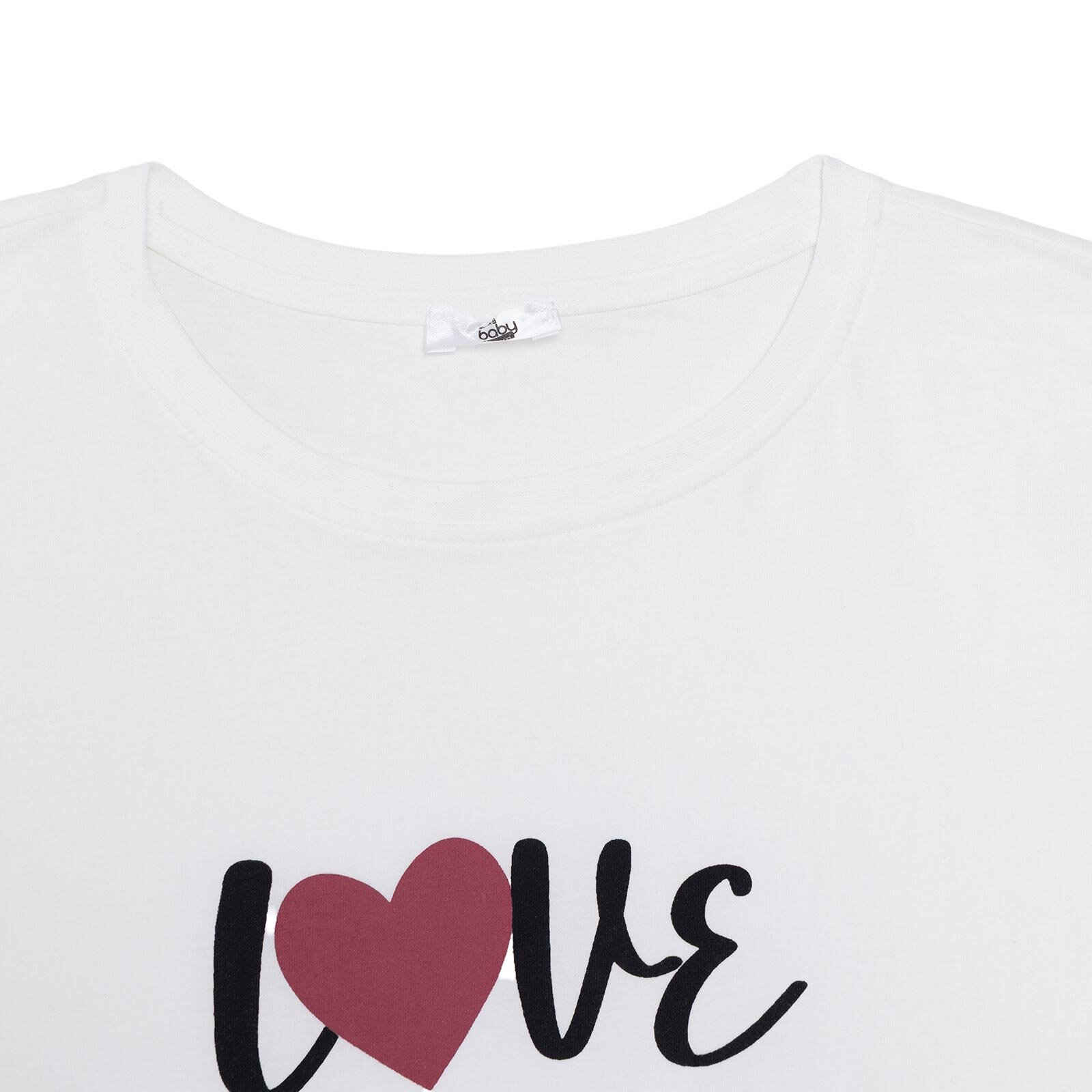 Anne Hamile Kısa Kol Tshirt Bisiklet Yaka Kısa Kol