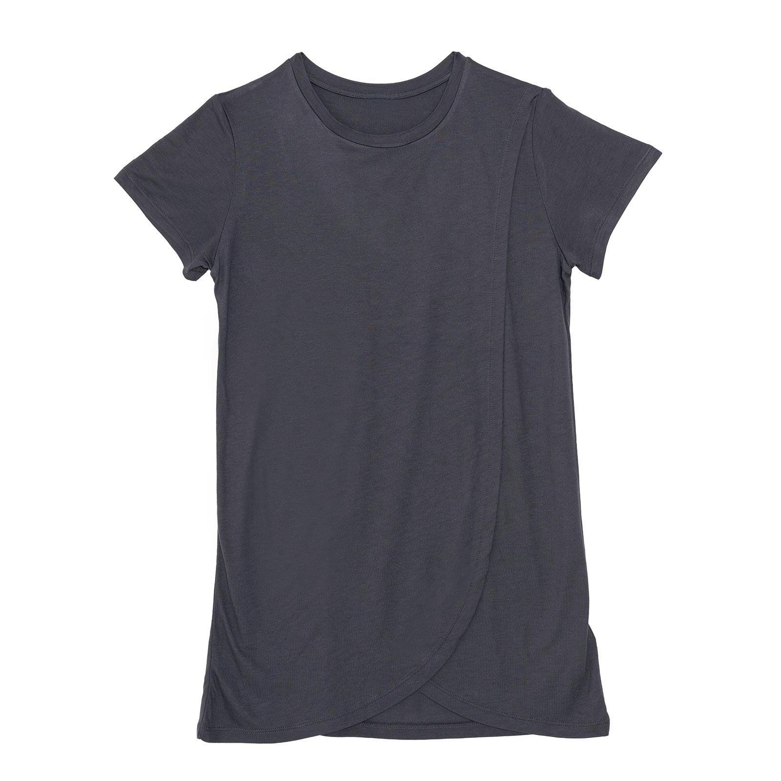 Anne Hamile Kısa Kol Tshirt Bisiklet Yaka Kısa Kol